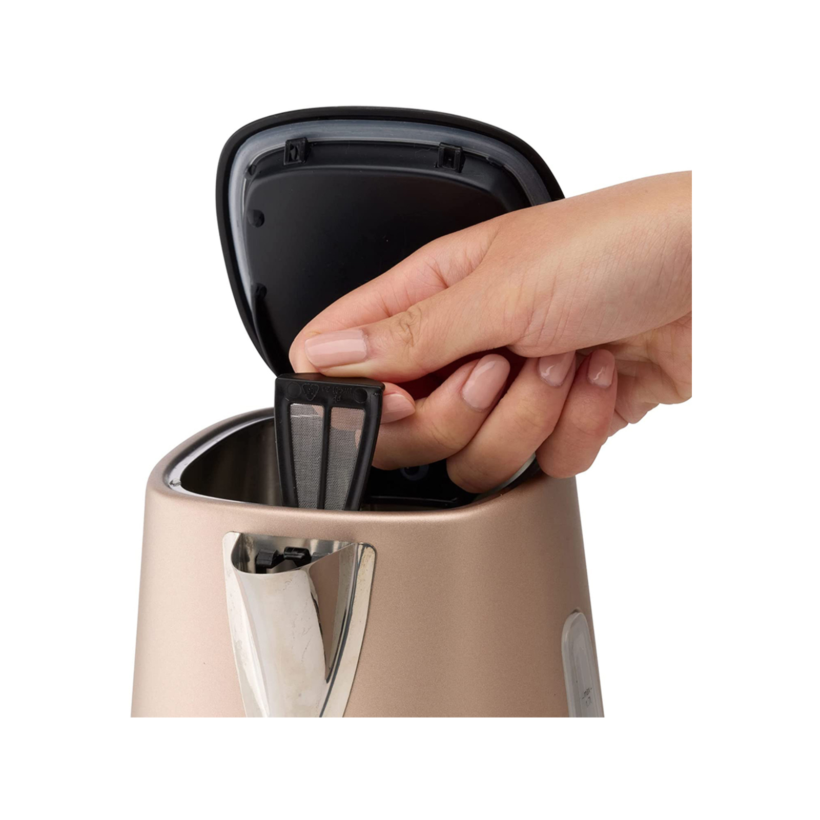 Russell Hobbs Brooklyn Kettle & 4 Slice Toaster Champagne Combo