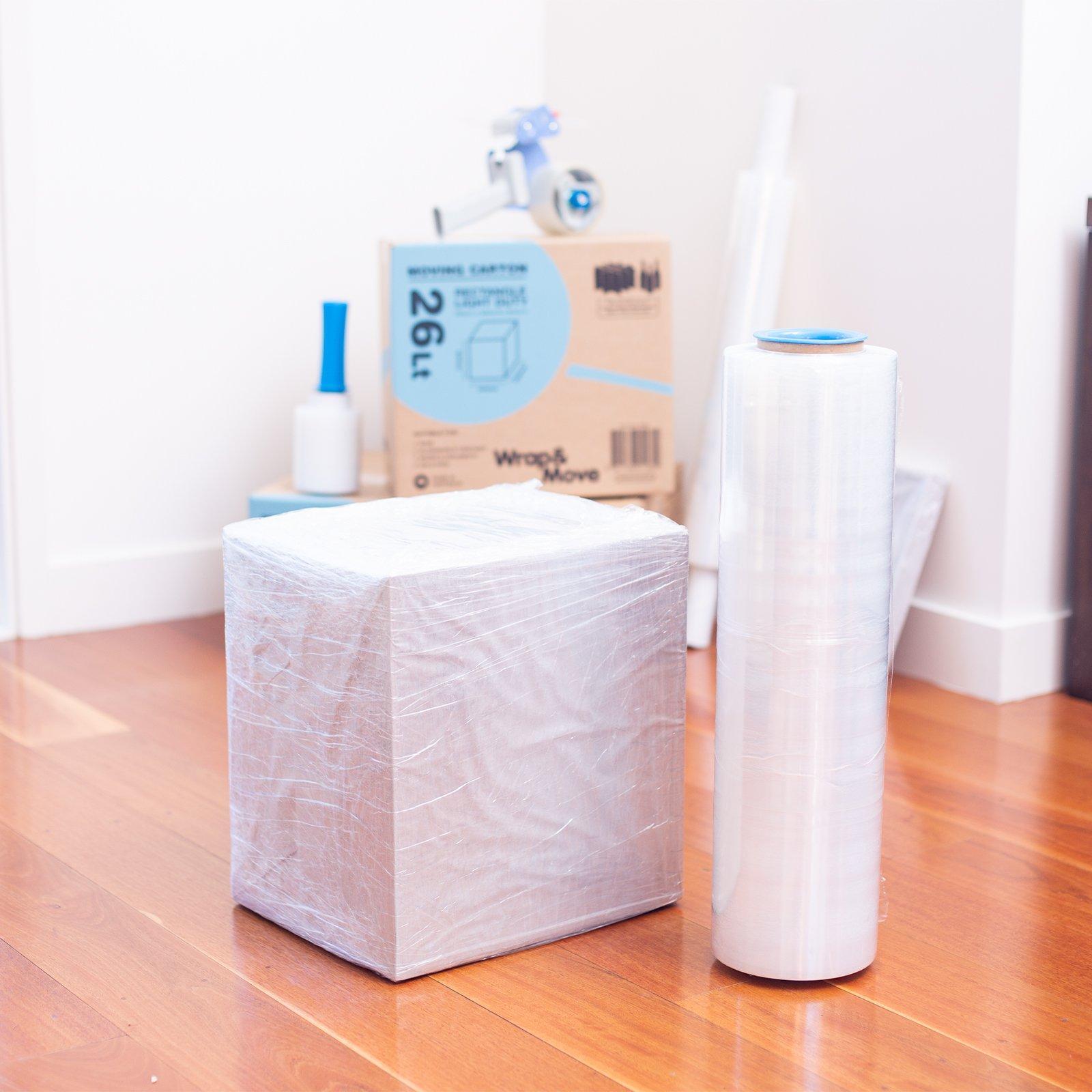 Wrap & Move 500mm x 500m Clear Machine Pallet Shrink Wrap Bunnings