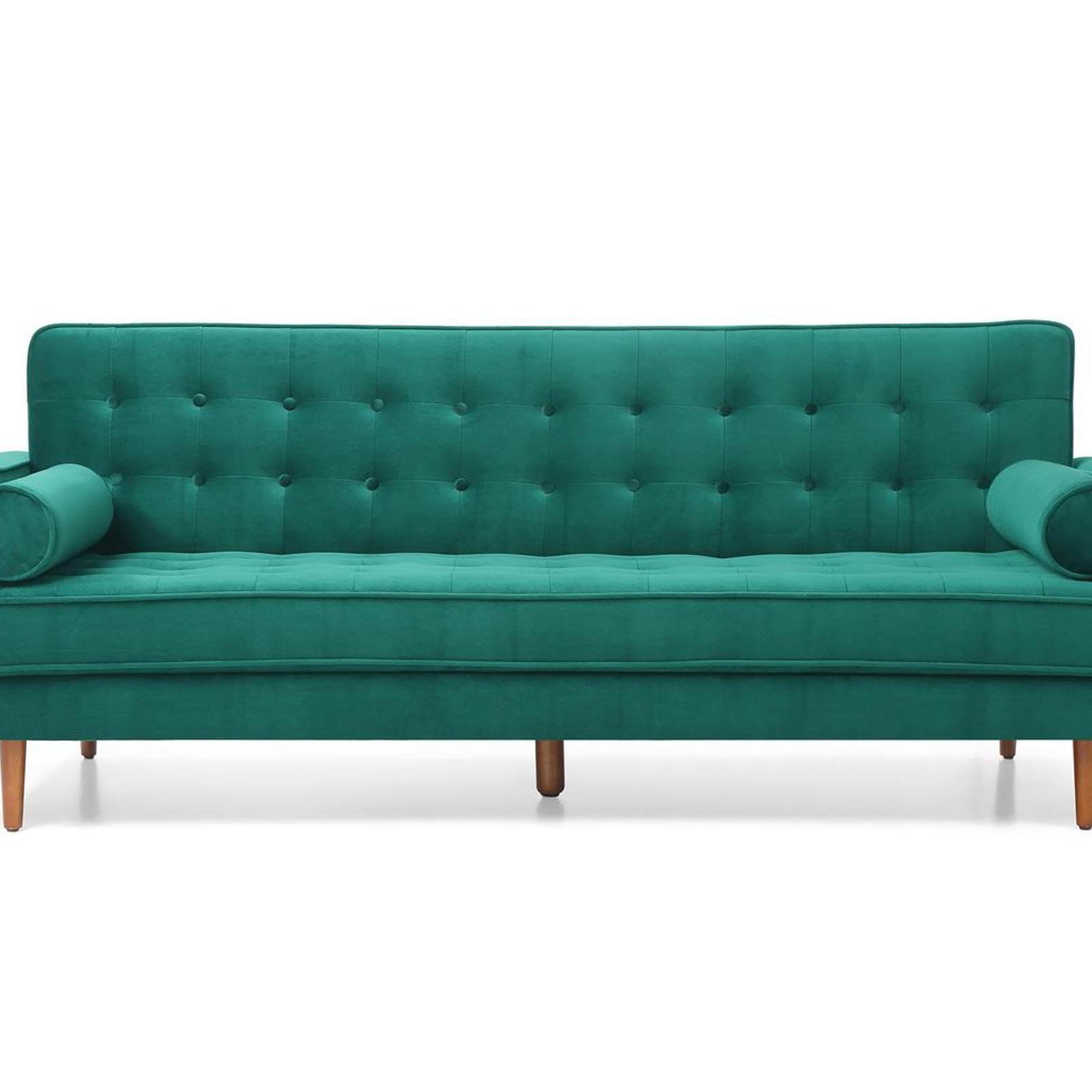 Sofa Bed 3 Seater Button Tufted Lounge Set for Living Room Couch in