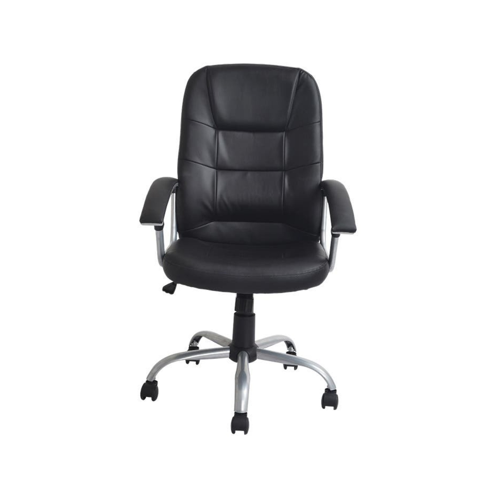 Ergolux Berkeley 110.5cm High Back Padded Office Chair Black