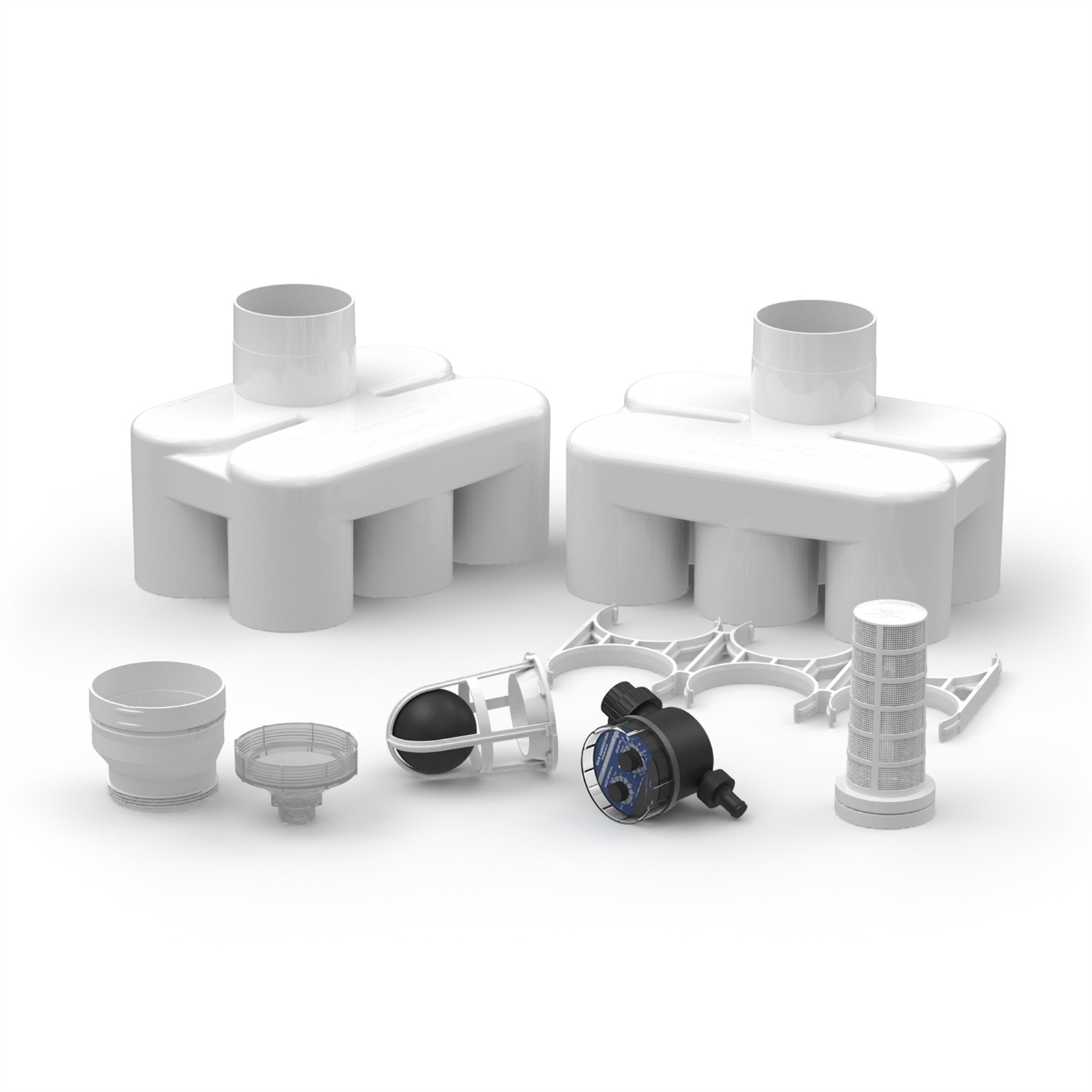Rain Harvesting 100mm Delta InGround First Flush Diverter Bunnings