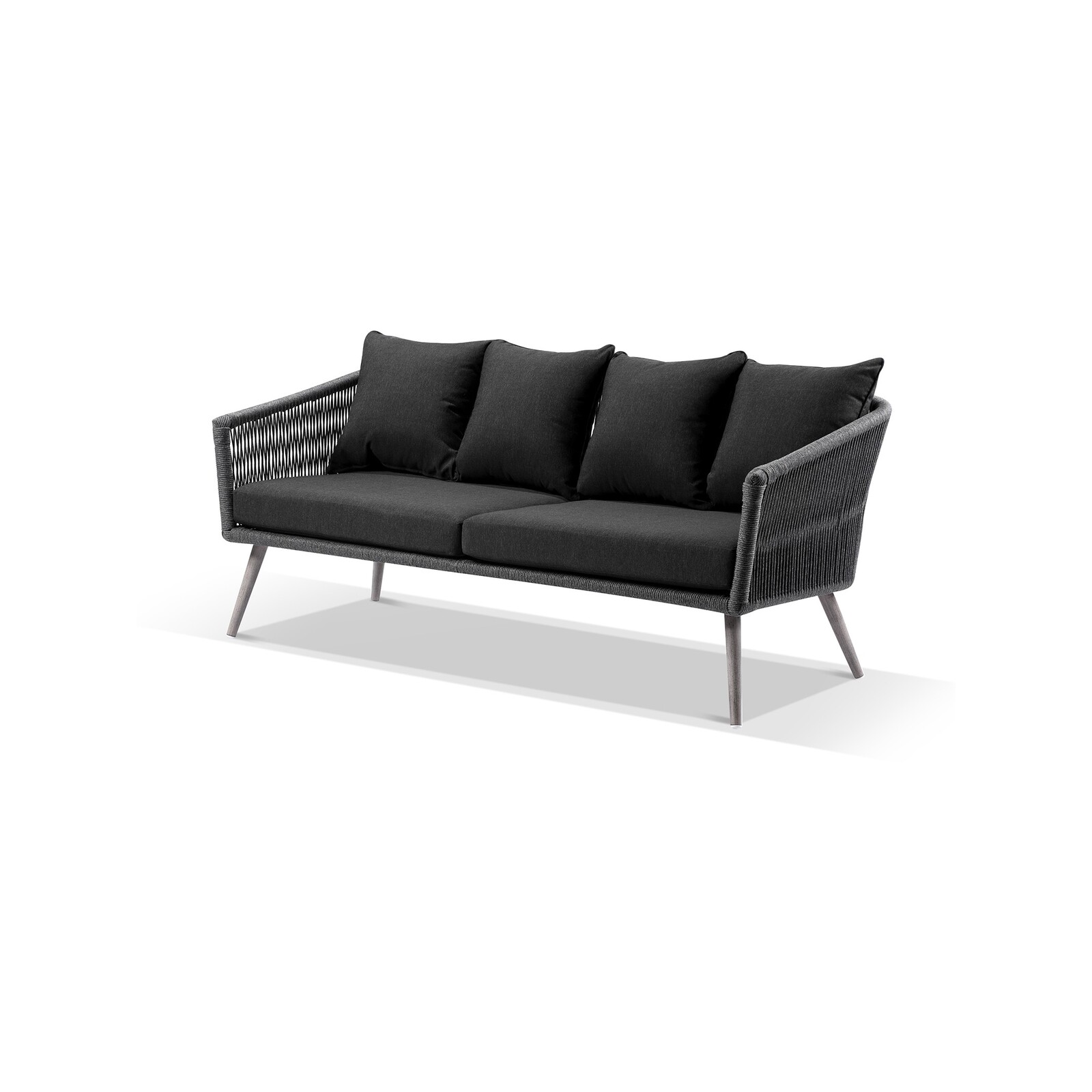 Herman Outdoor 2 Seater Rope & Aluminium Lounge Bunnings Australia