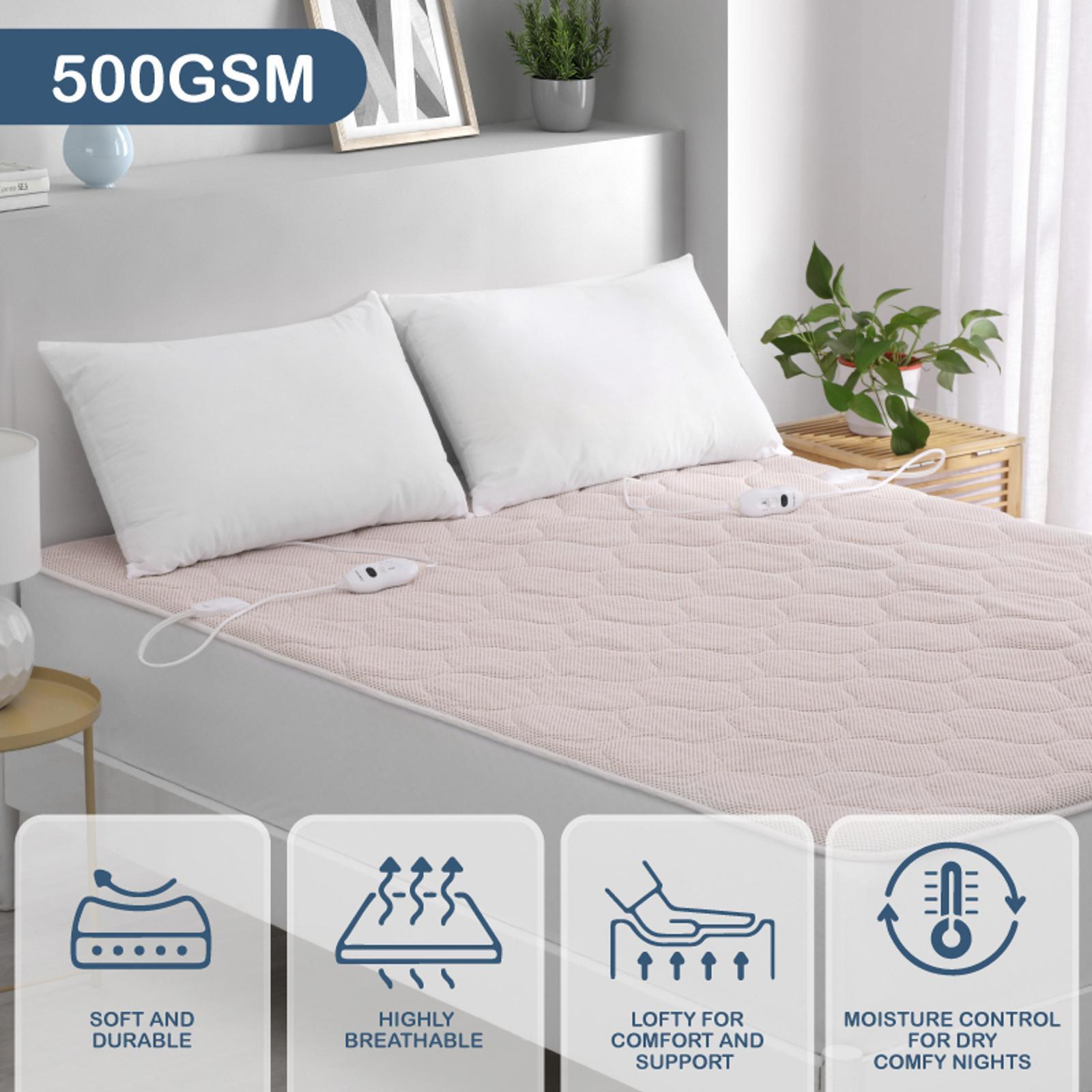 Dreamaker Cooper infused Quilted Electric Blanket King Bed Bunnings Australia