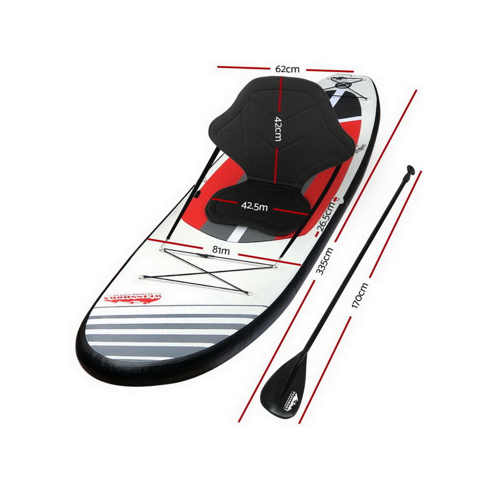 Weisshorn Stand Up Paddle Boards SUP 11ft Inflatable Surfboard