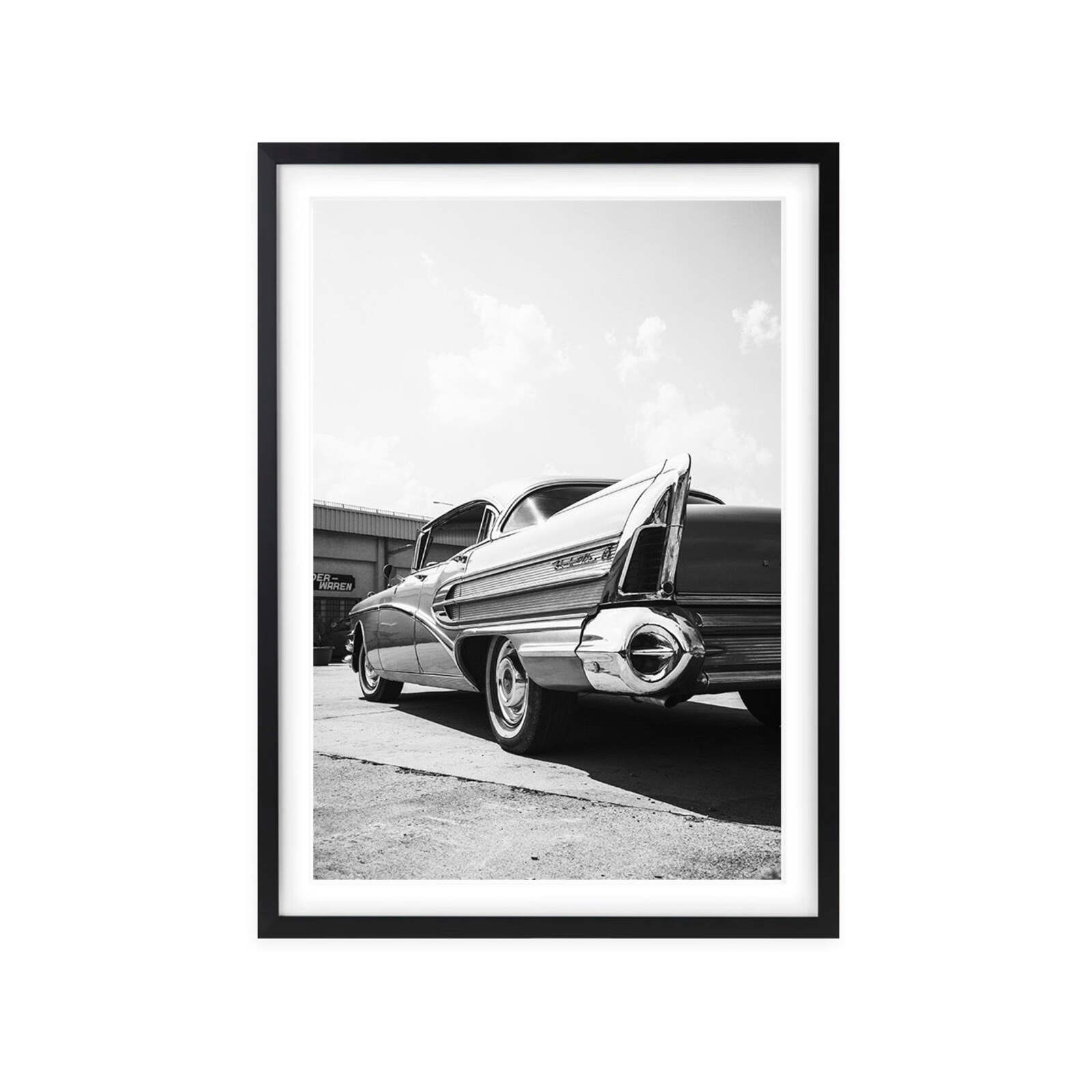 Wall Art's Vintage Car Framed A1 Art Print Bunnings Australia