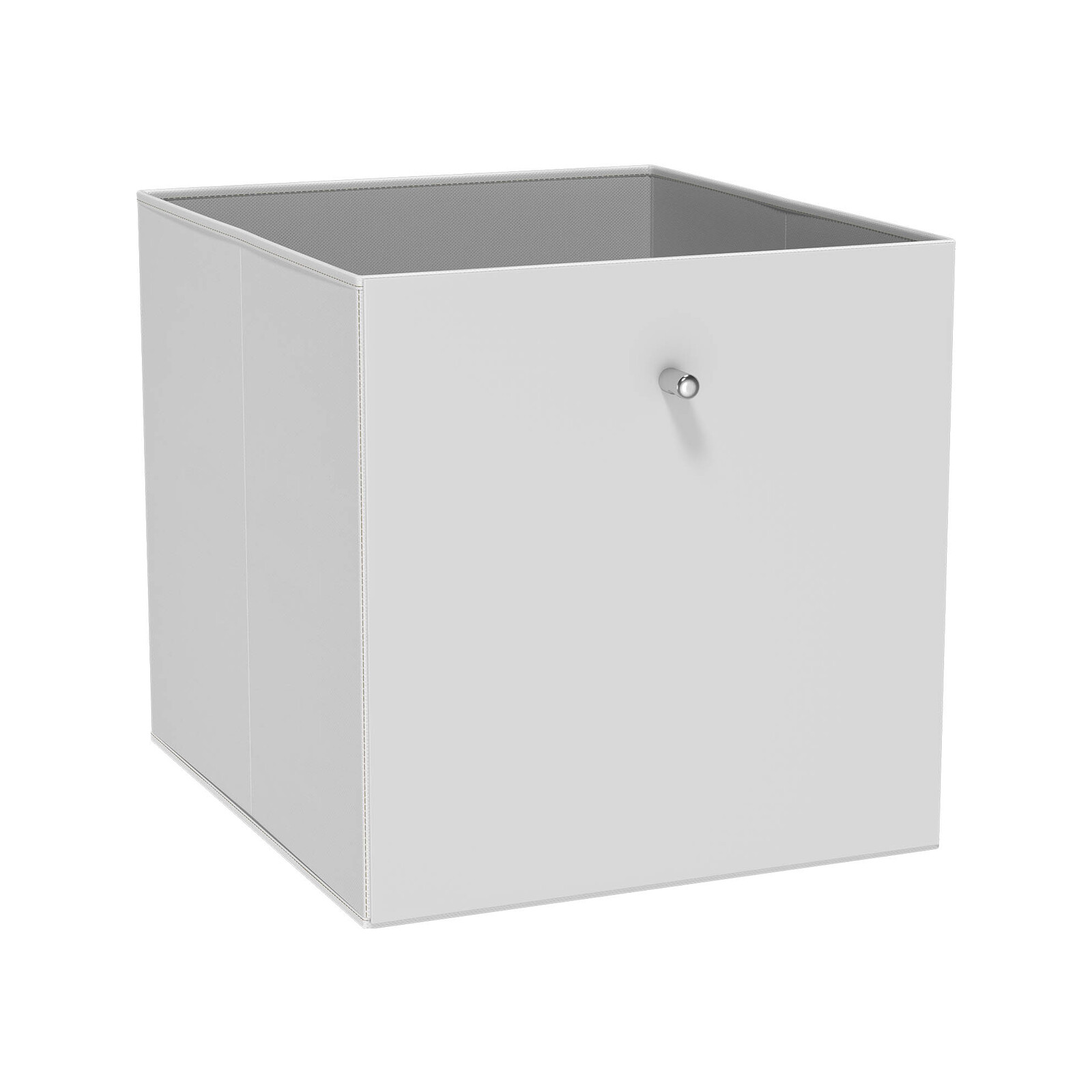 Flexi Storage Clever Cube 330 x 330 x 370mm Gloss White Timber Front