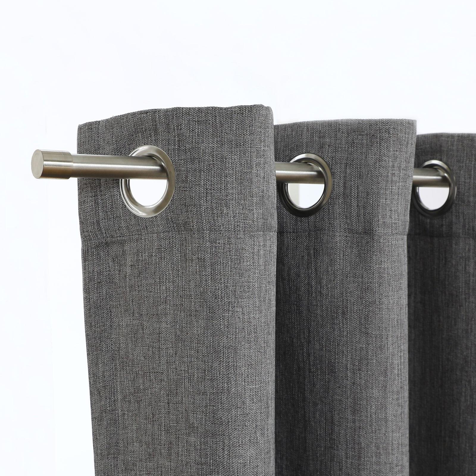 Windoware 13002400mm 25/28mm Satin End Cap Adjustable Metal Premium