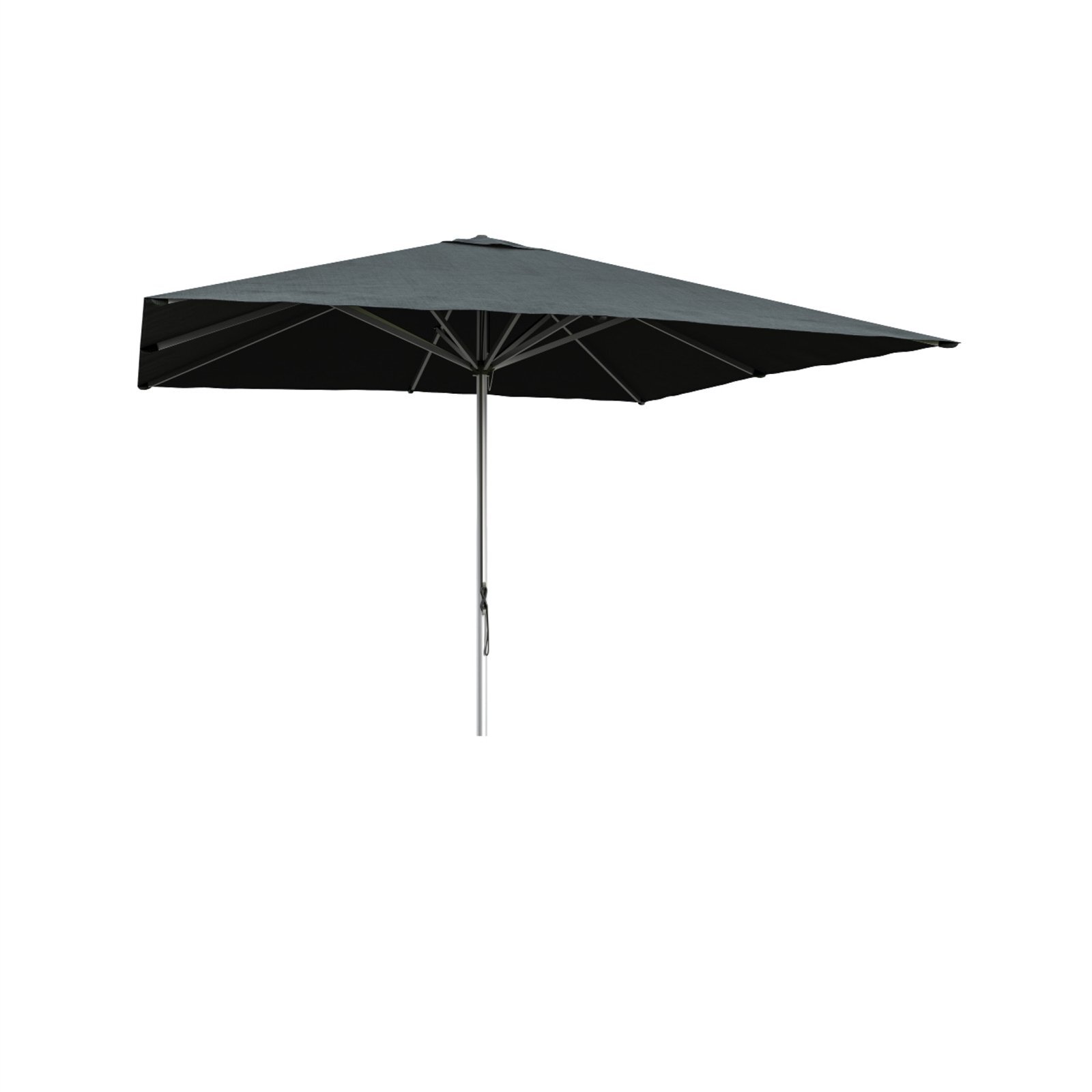 Coolaroo 3m Charcoal Stradbroke Square Market Umbrella Bunnings Australia