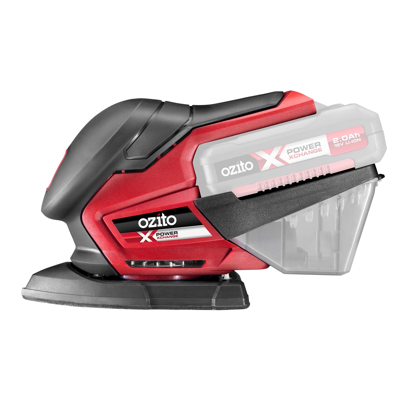 Ozito PXC 18V Detail Sander Skin Only Bunnings New Zealand
