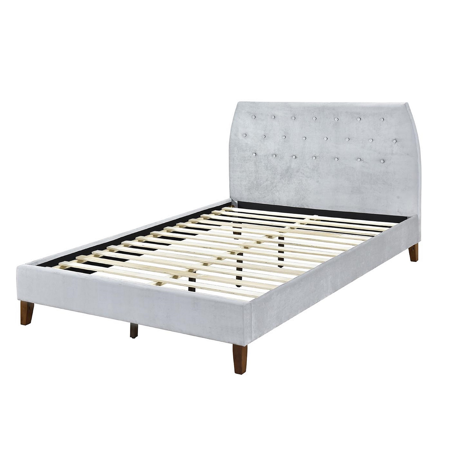 Angela Velvet Fabric King Single Bed Frame Bunnings Australia