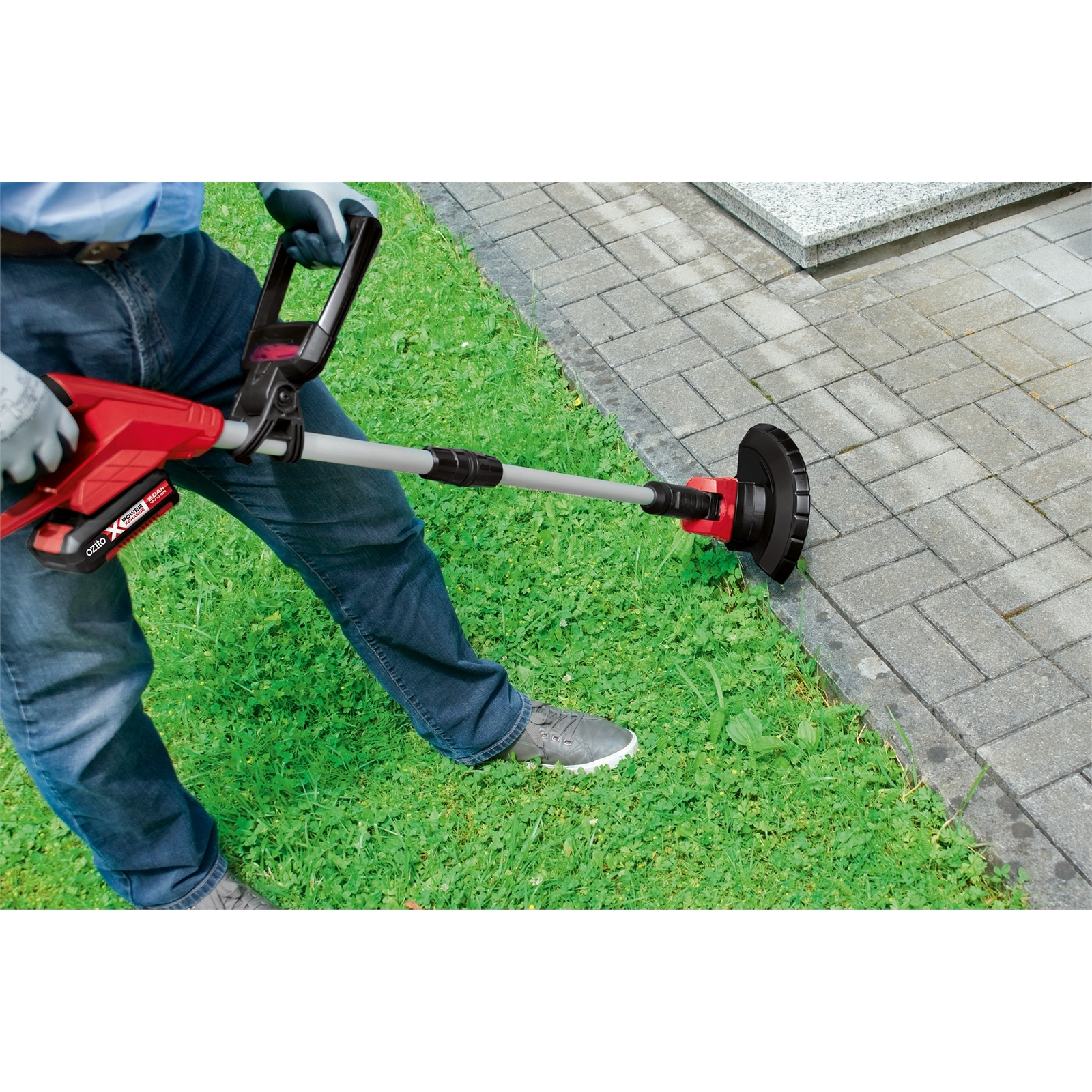 Ozito 18V Grass Trimmer Kit Bunnings New Zealand