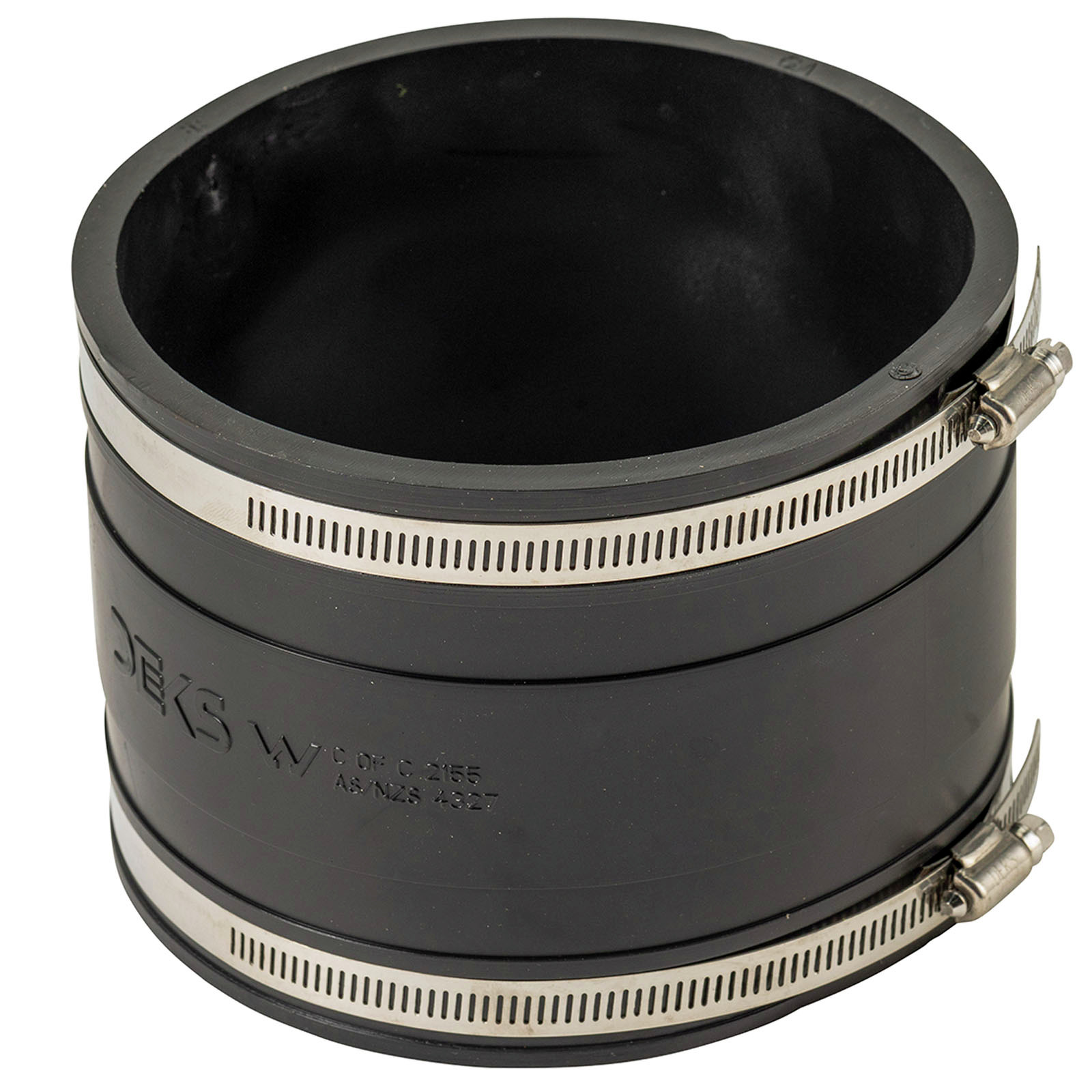 DEKS 150mm PVC To PVC Coupling Black Joiner Bunnings Australia