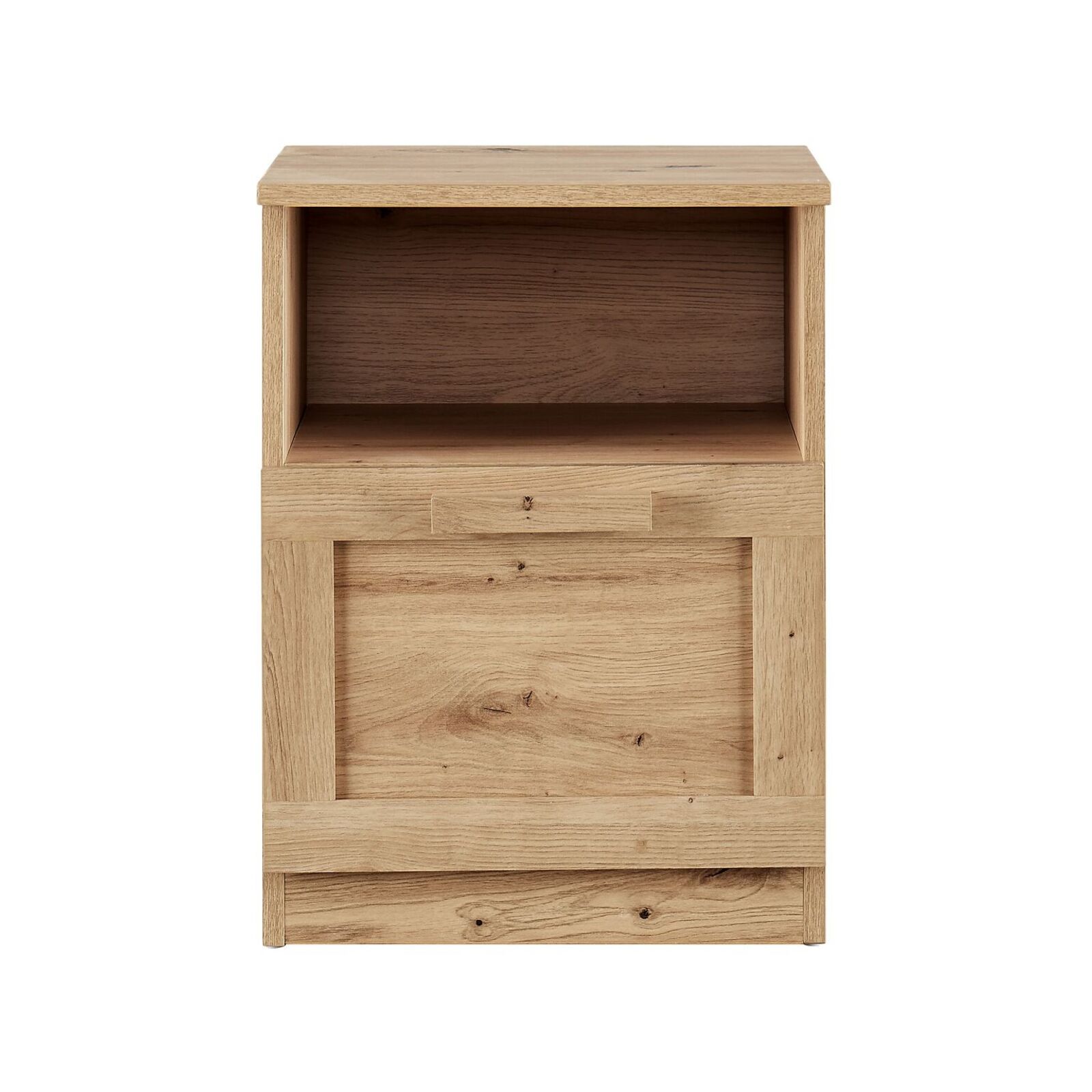 Cosmoliving Allure Bedside Table Drawer Nightstand Stylishly Minimalist Bedroom Furniture