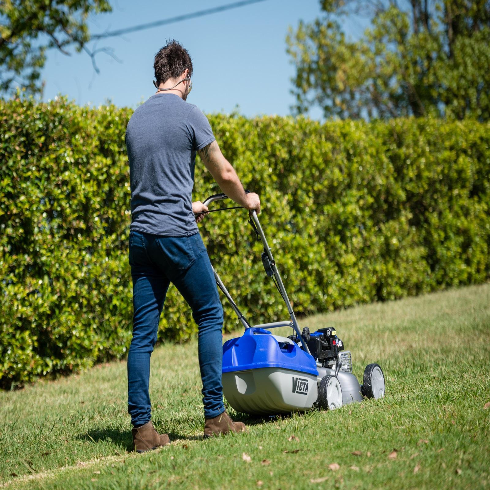 Victa 19" Easy Walker Self Propelled Mulch Or Catch Petrol Lawn Mower