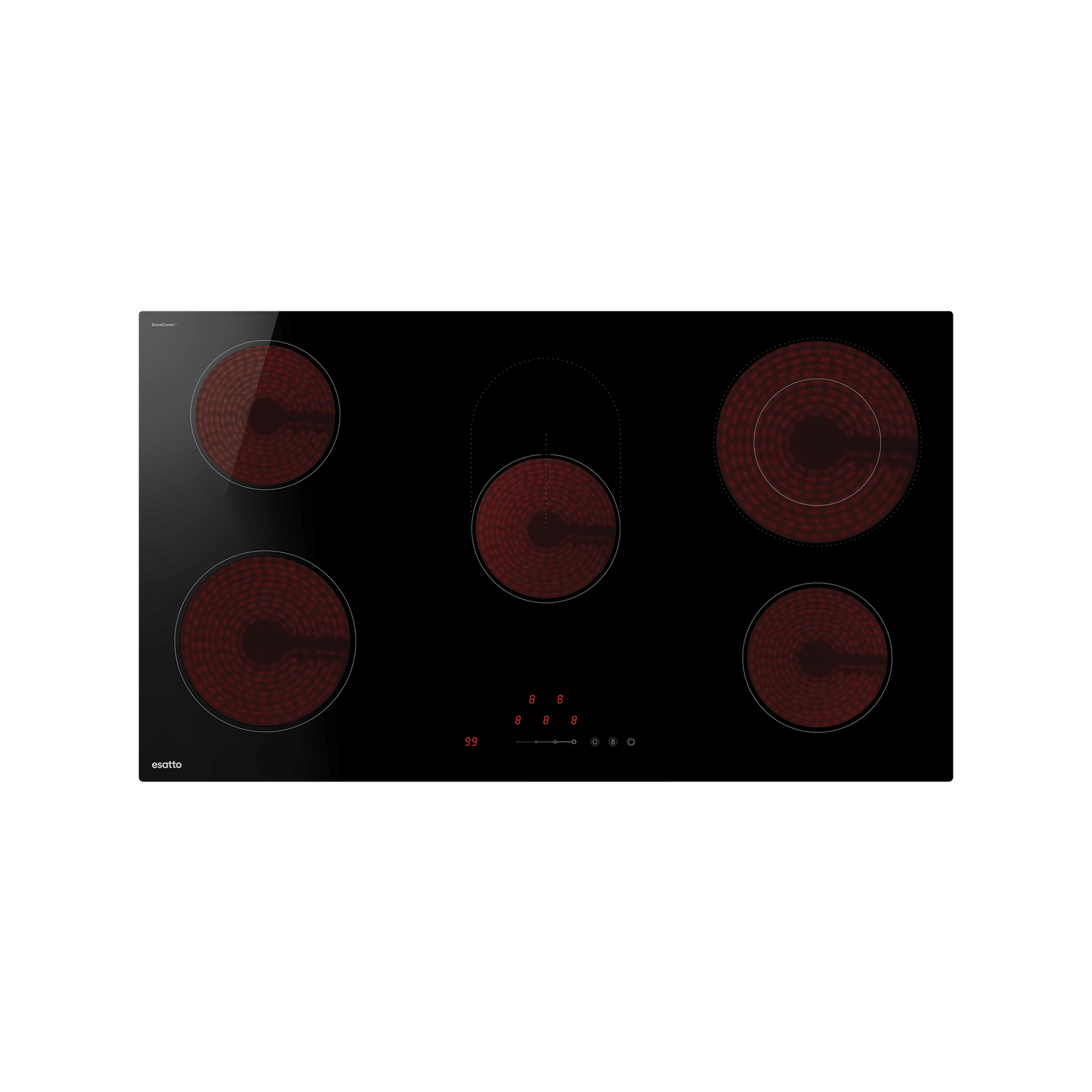 Esatto 90cm Ceramic Cooktop With Touch Controls Bunnings Australia