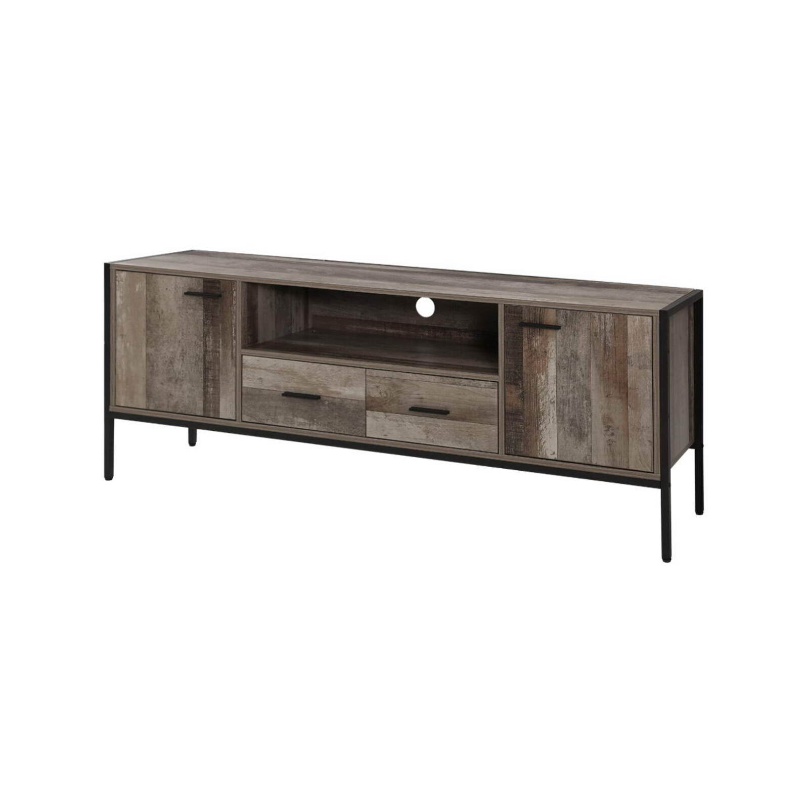 Artiss TV Entertainment Unit Stand Storage Wood Industrial