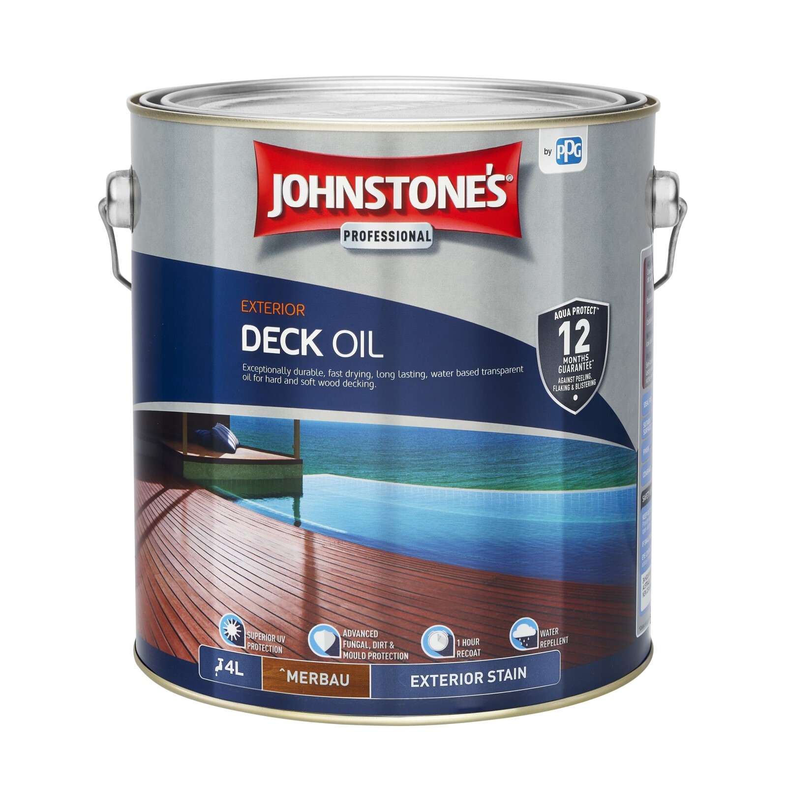 Johnstone's 4L Merbau Decking Oil Bunnings Australia