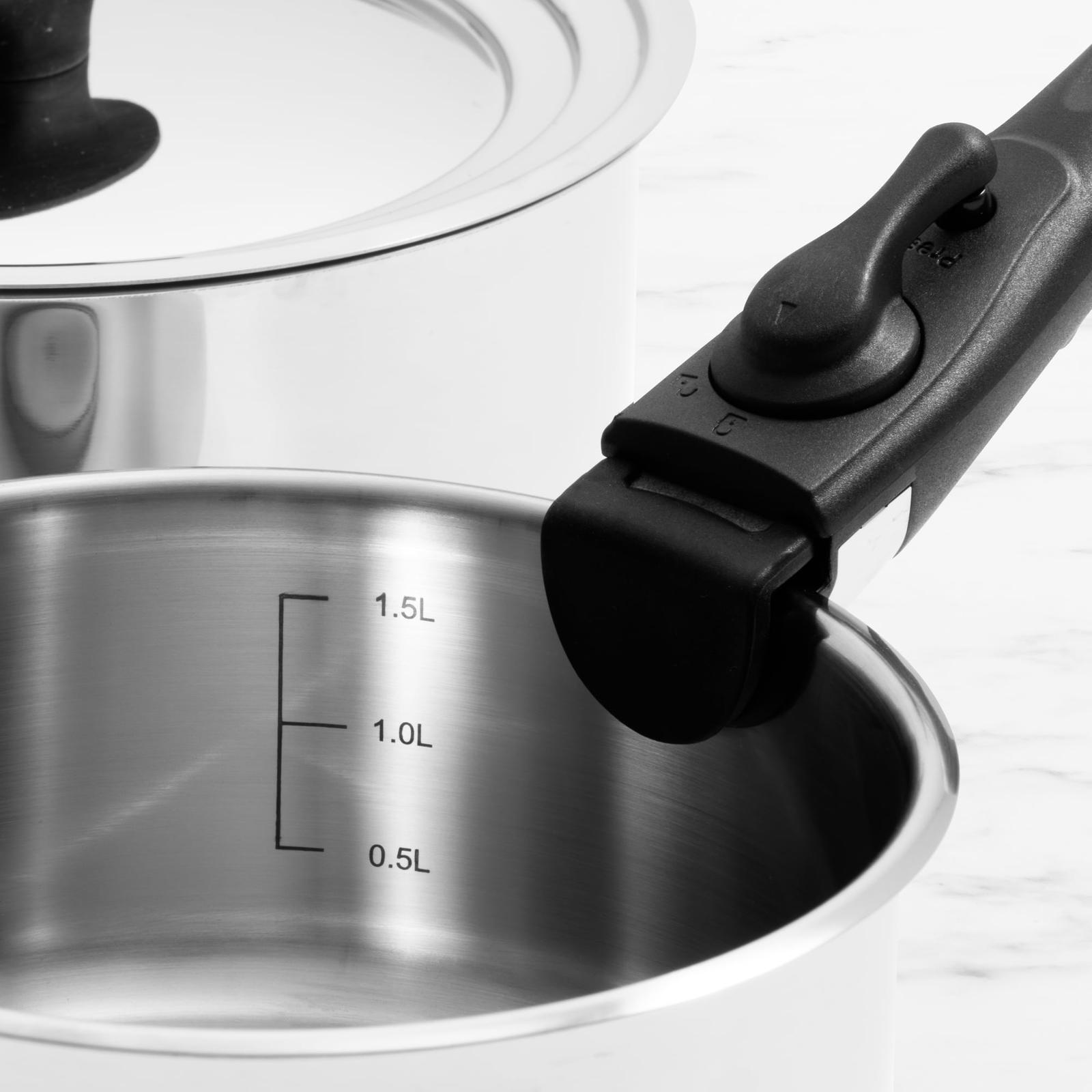 Wolstead Succinct 4pc Saucepan Set w/ Lid Bunnings Australia