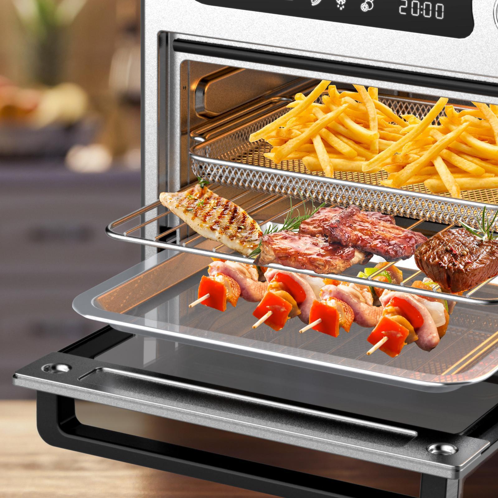 Kitchen Couture 10 Litre Compact Air Fryer Silver 10 Litre Bunnings