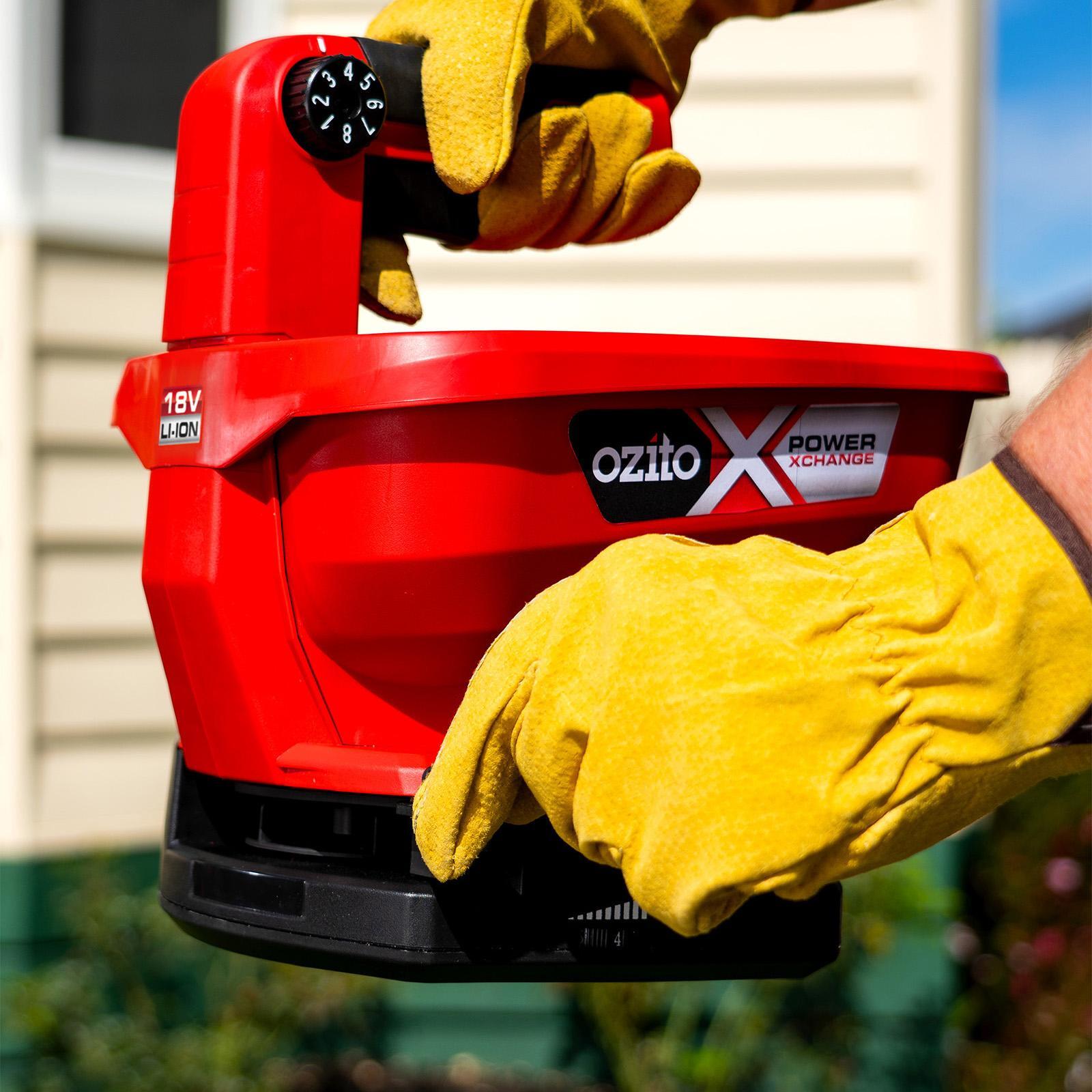 Ozito PXC 18V Cordless Seed And Fertiliser Spreader Skin Only