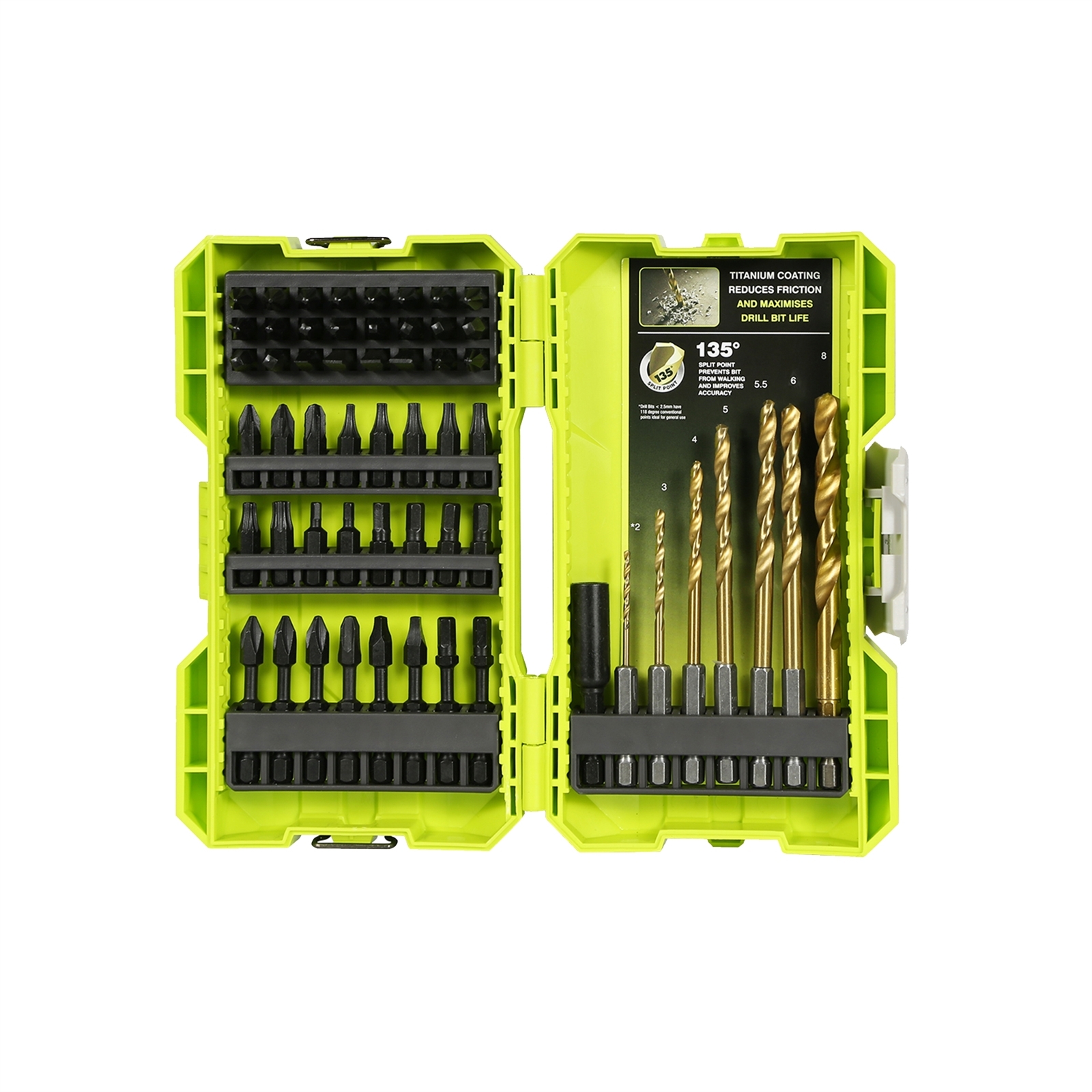 RYOBI 56 Piece Impact Drilling And Driving Set Bunnings Australia