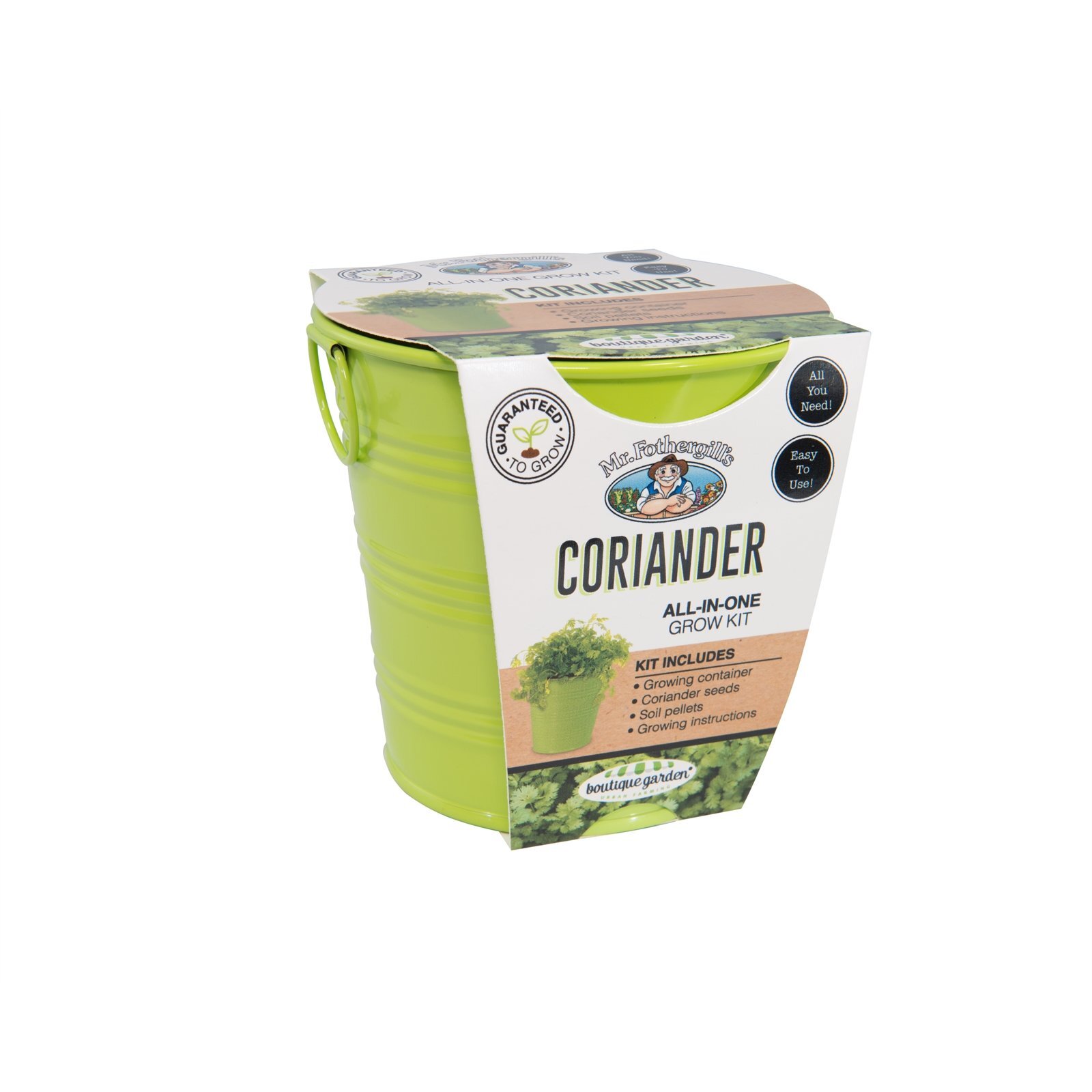 Mr Fothergill's Boutique Gardens Coriander Grow Kit Bunnings Australia