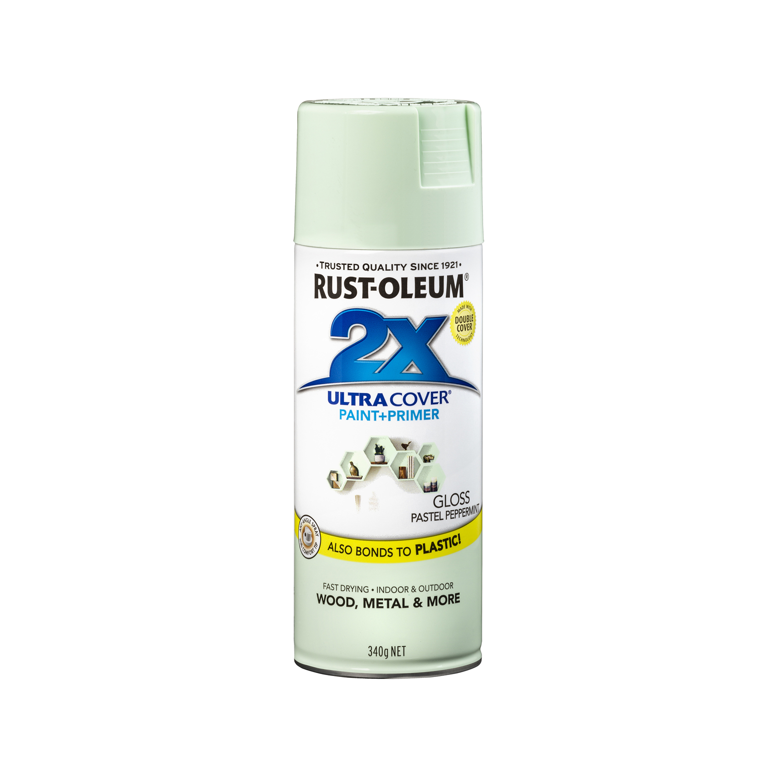 RustOleum 340g 2X Ultra Cover Paint+Prime Gloss Pastel Peppermint
