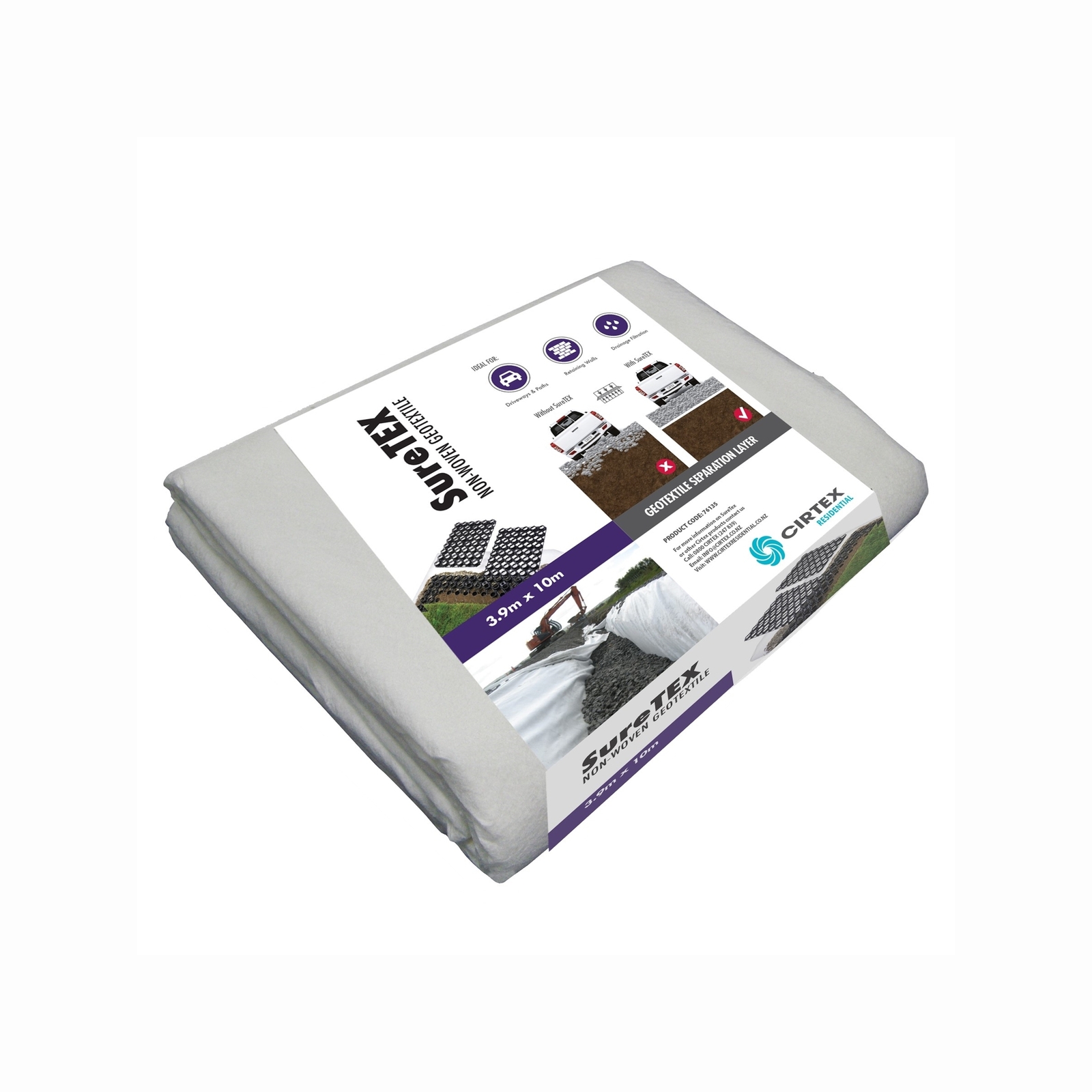 Strol 4 x 10m SureTex Geotextile Fabric Bunnings New Zealand