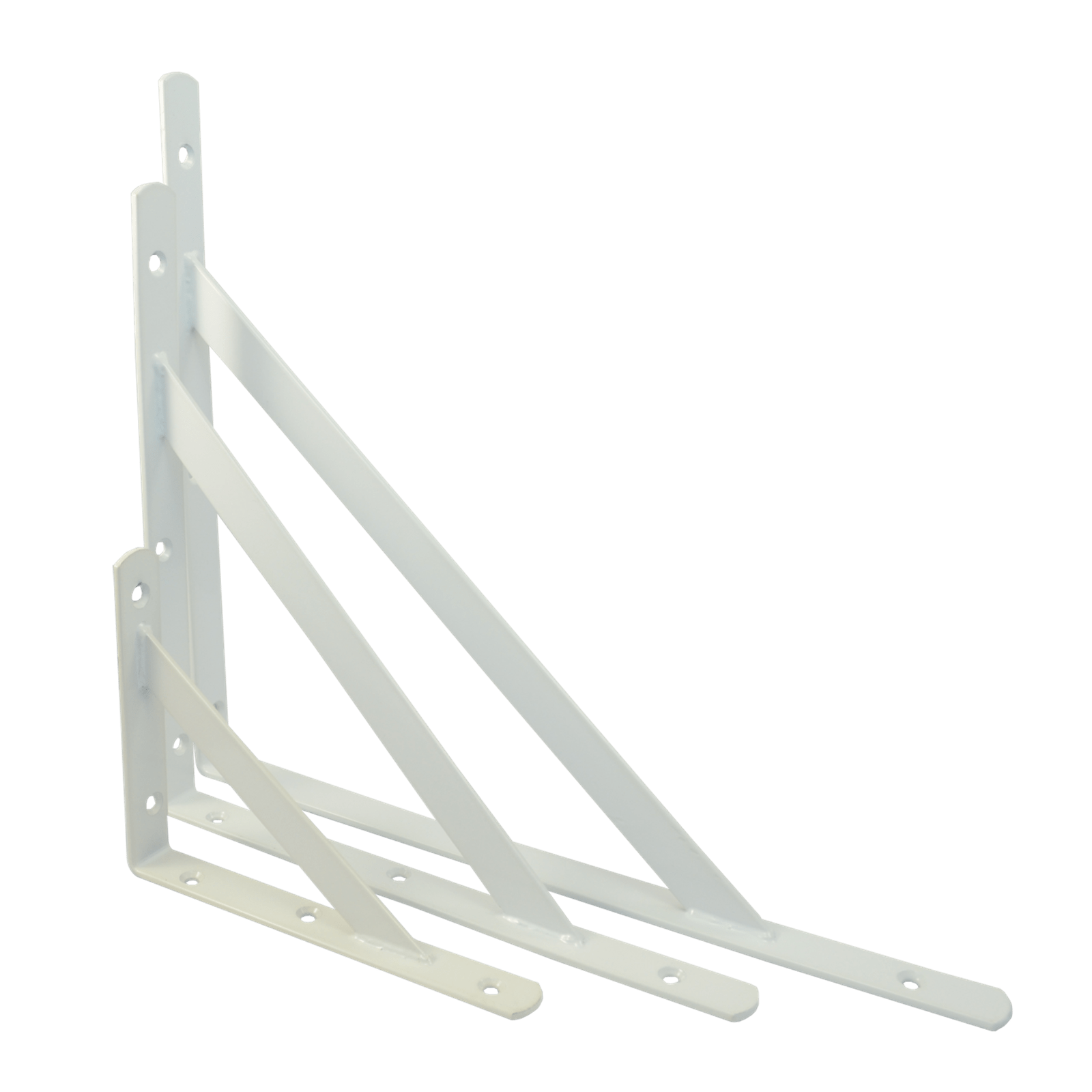 Carinya 200 x 150 x 25mm White Stayed Straight Bracket Bunnings Australia