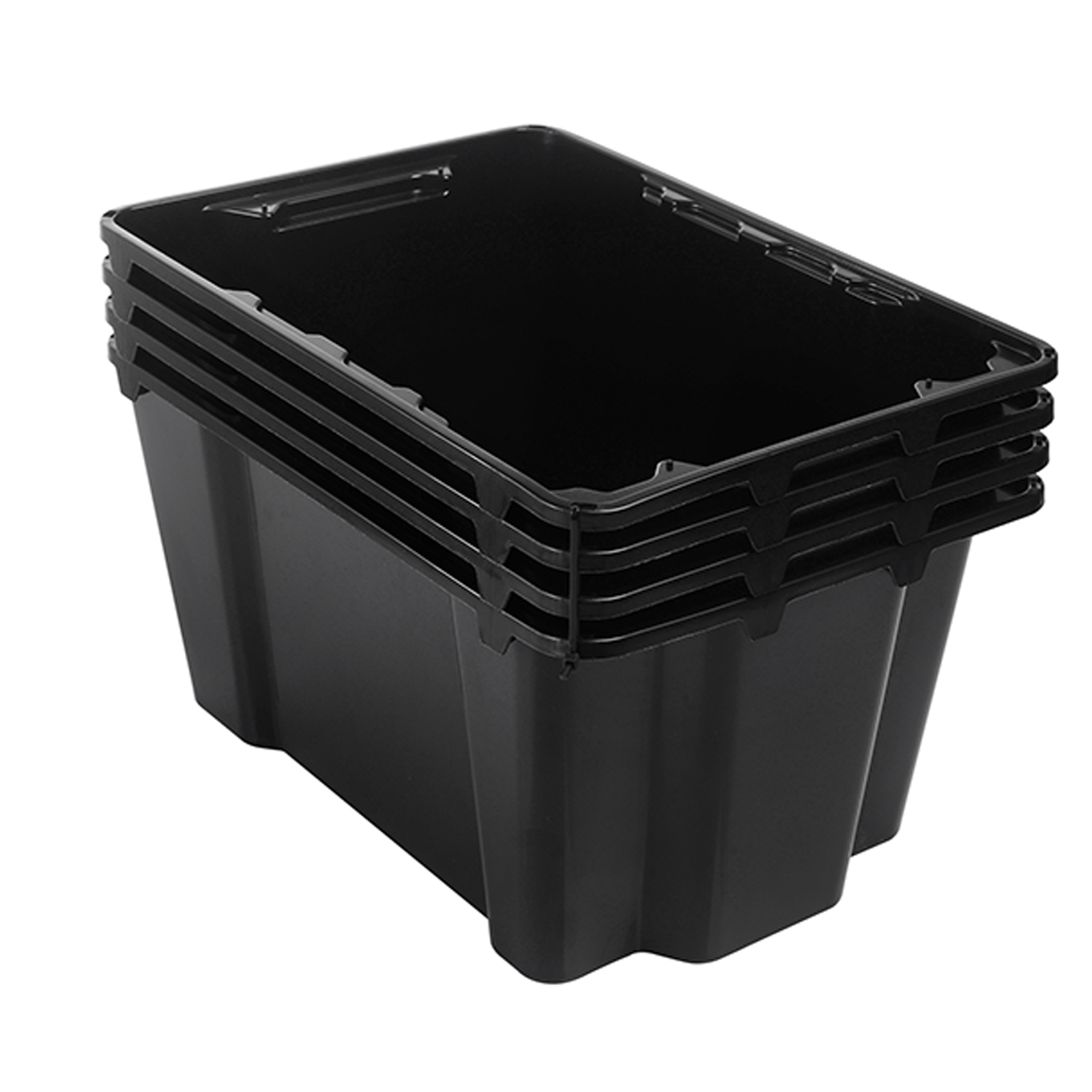 Ezy Storage 5L Modular Storage Crates 4 Set Bunnings Australia