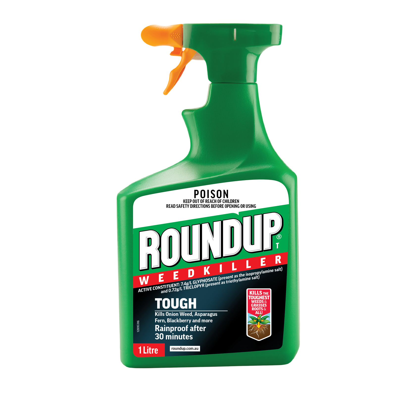 Roundup 1L Tough Ready To Use Weedkiller Bunnings Australia