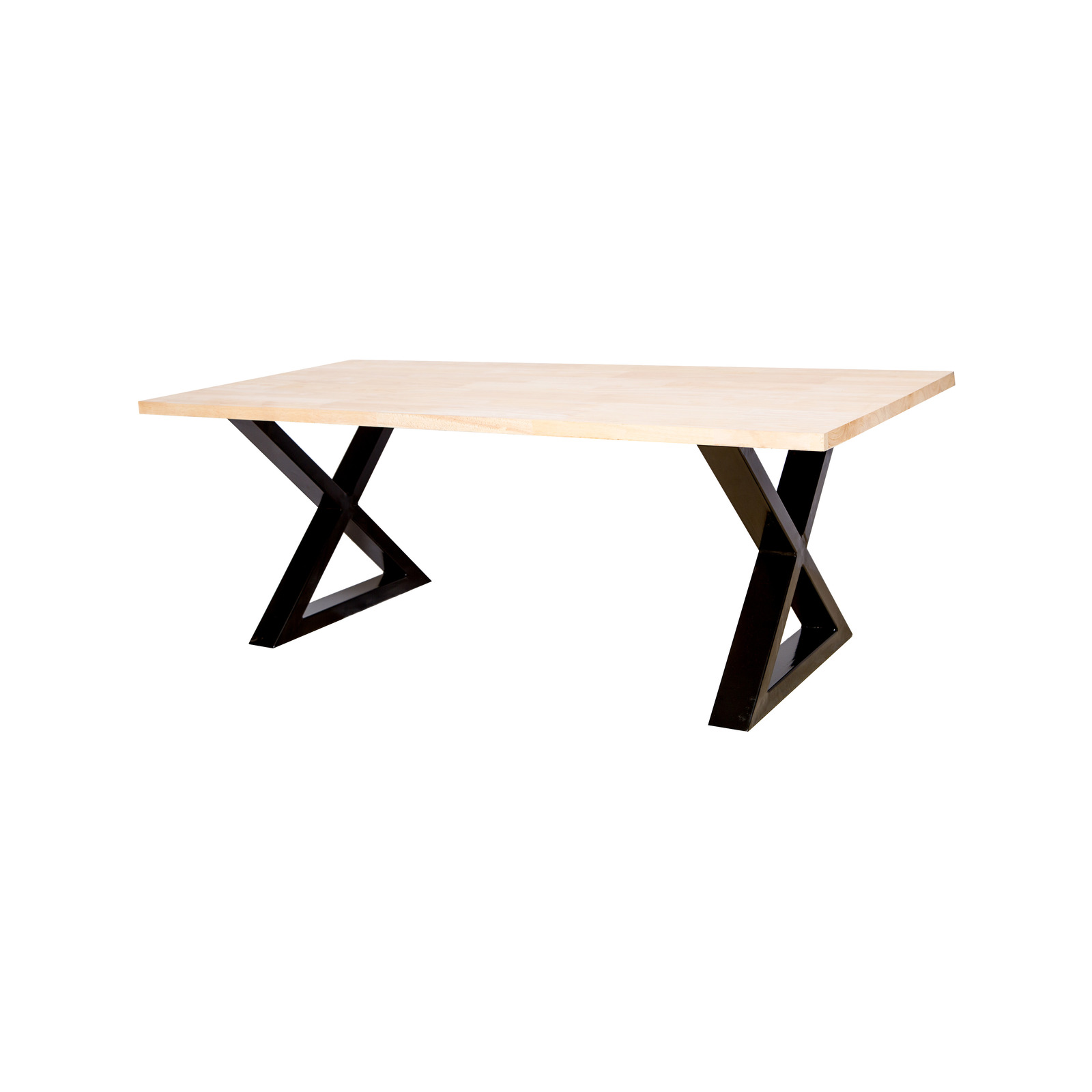 RapidMesh 40 x 45 x 6cm Black Cusco Steel Tube Coffee Table Furniture