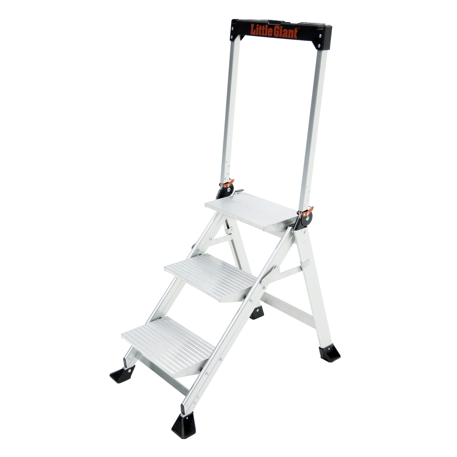 Little Giant Jumbo Step 3 Step Ladder With Handrail Bunnings Australia