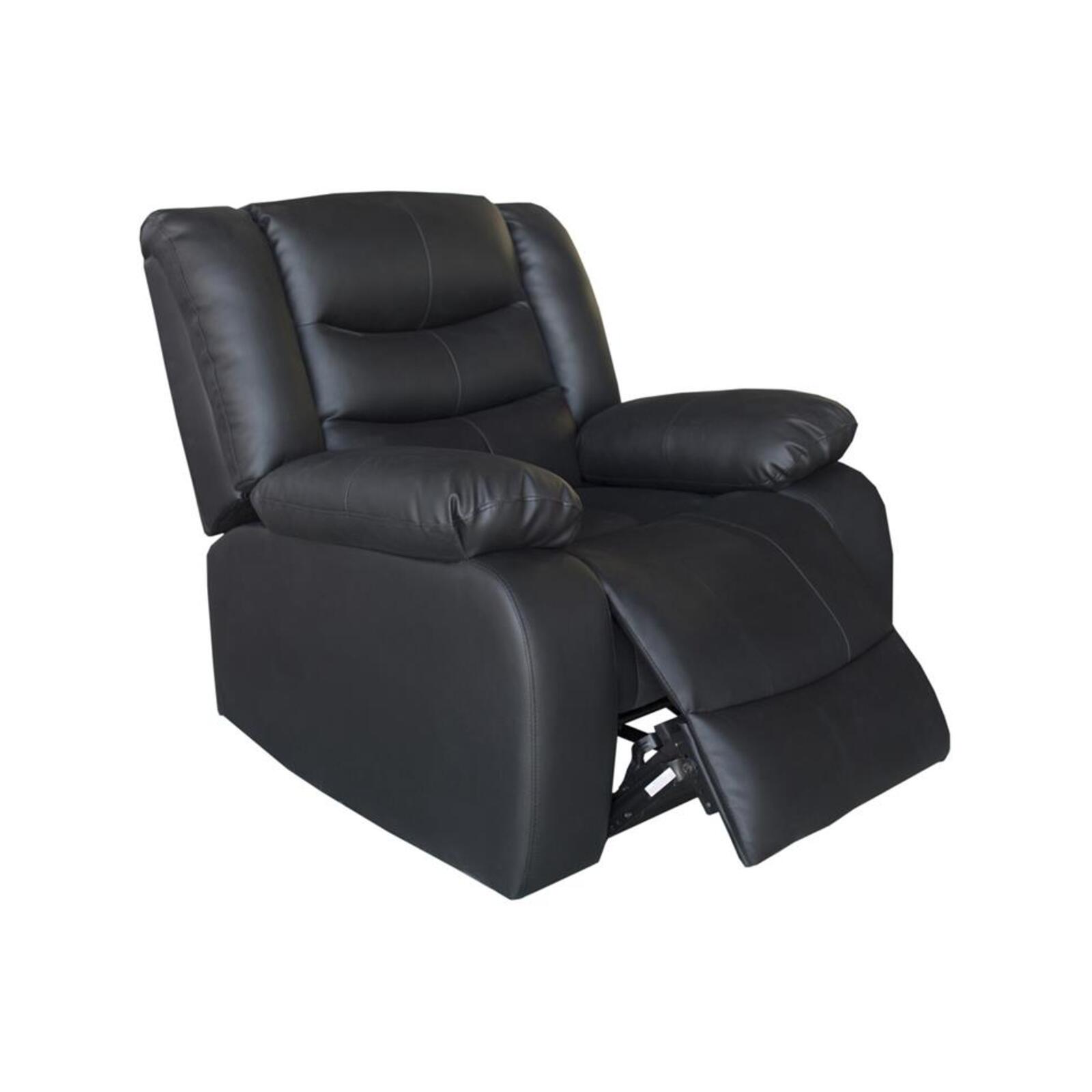Single Seater Recliner Sofa Chair In Faux Leather Lounge Couch Armchair