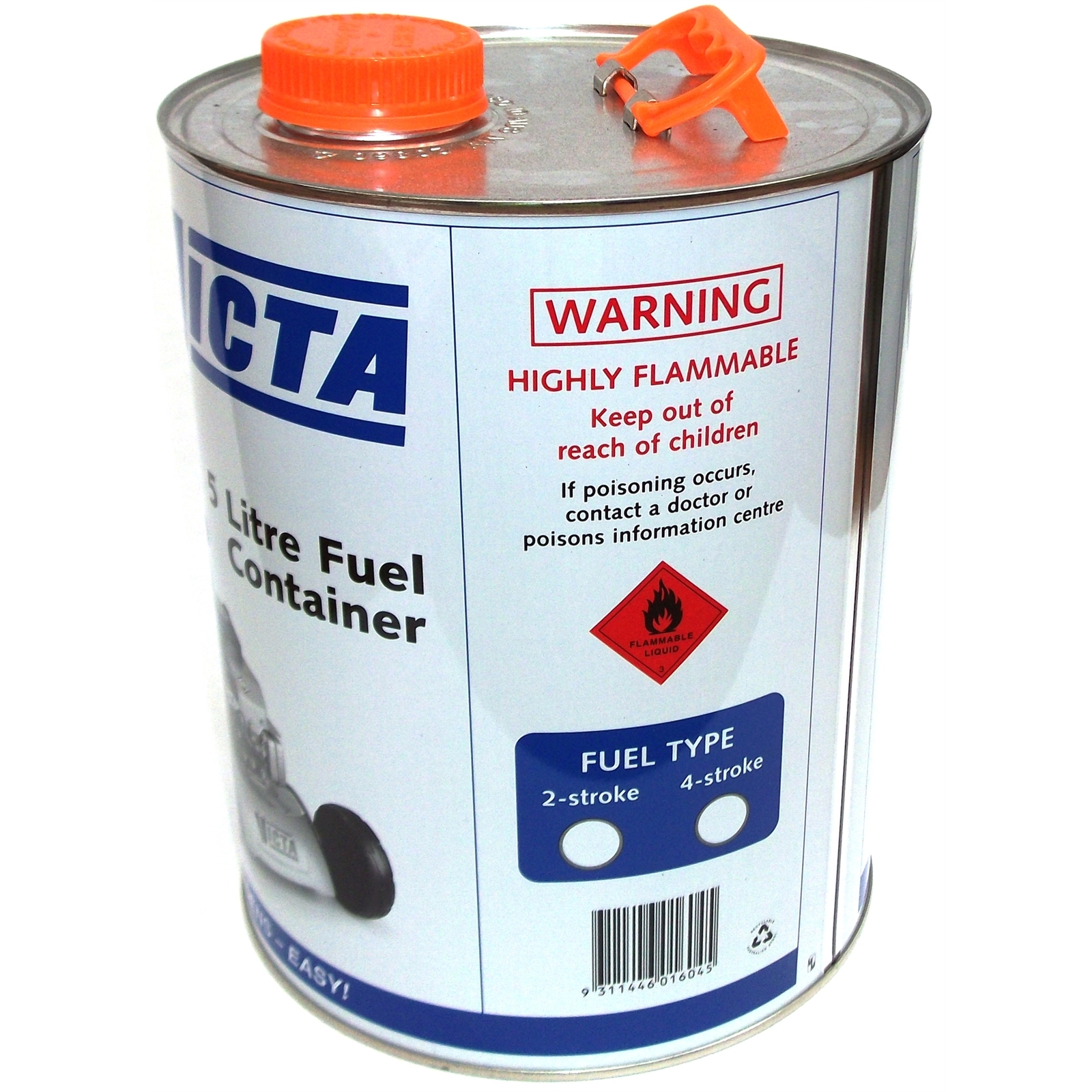 Victa Fuel Can with pourer 5L Bunnings New Zealand