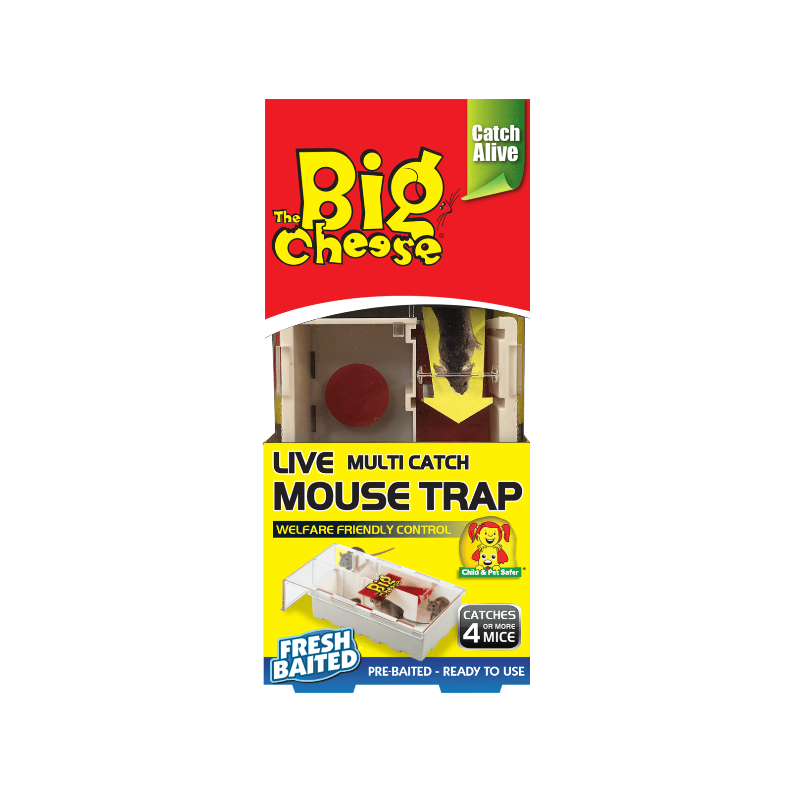 The Big Cheese Live Multi Catch Mouse Trap Bunnings Australia