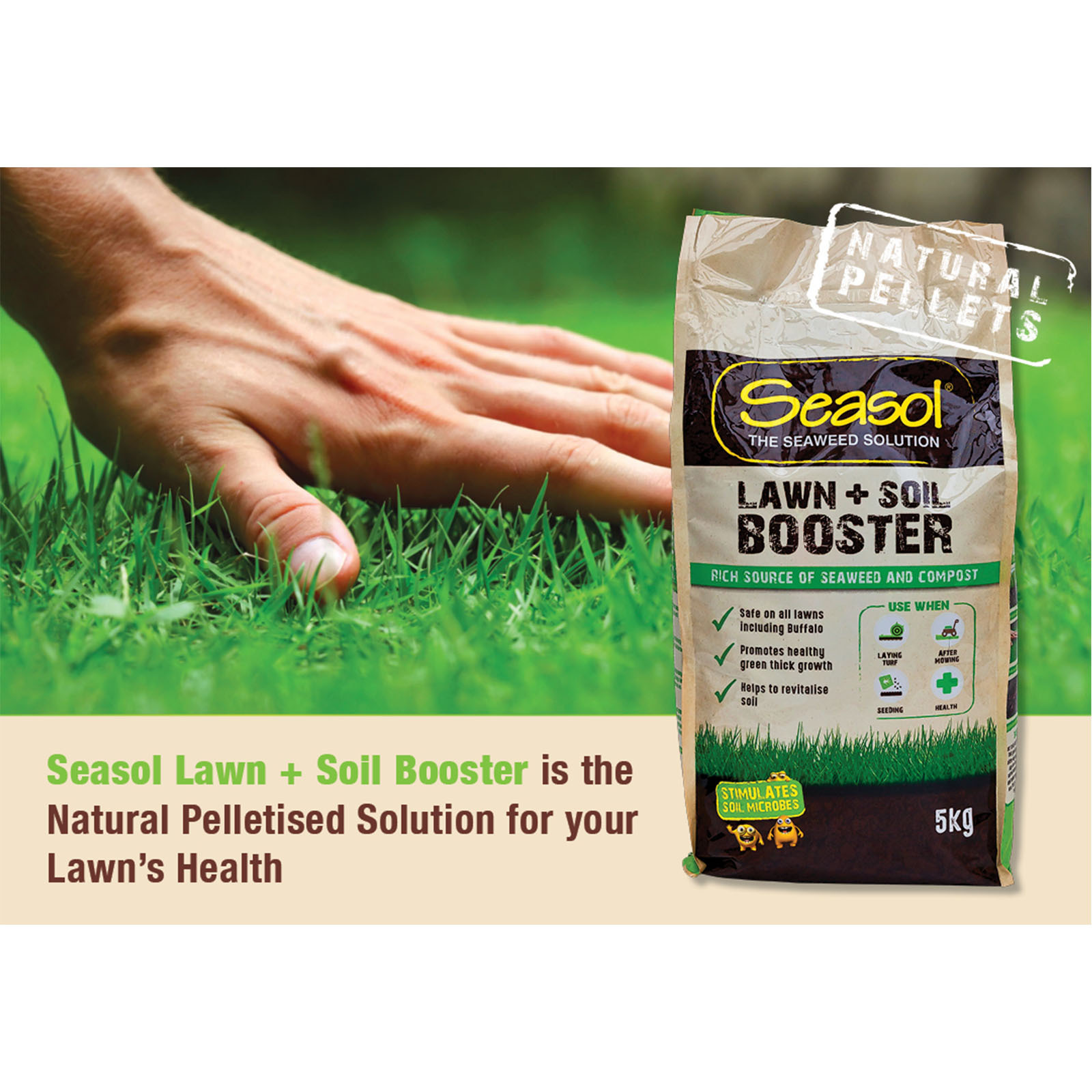 Seasol 5kg Lawn Soil Booster Bunnings Australia