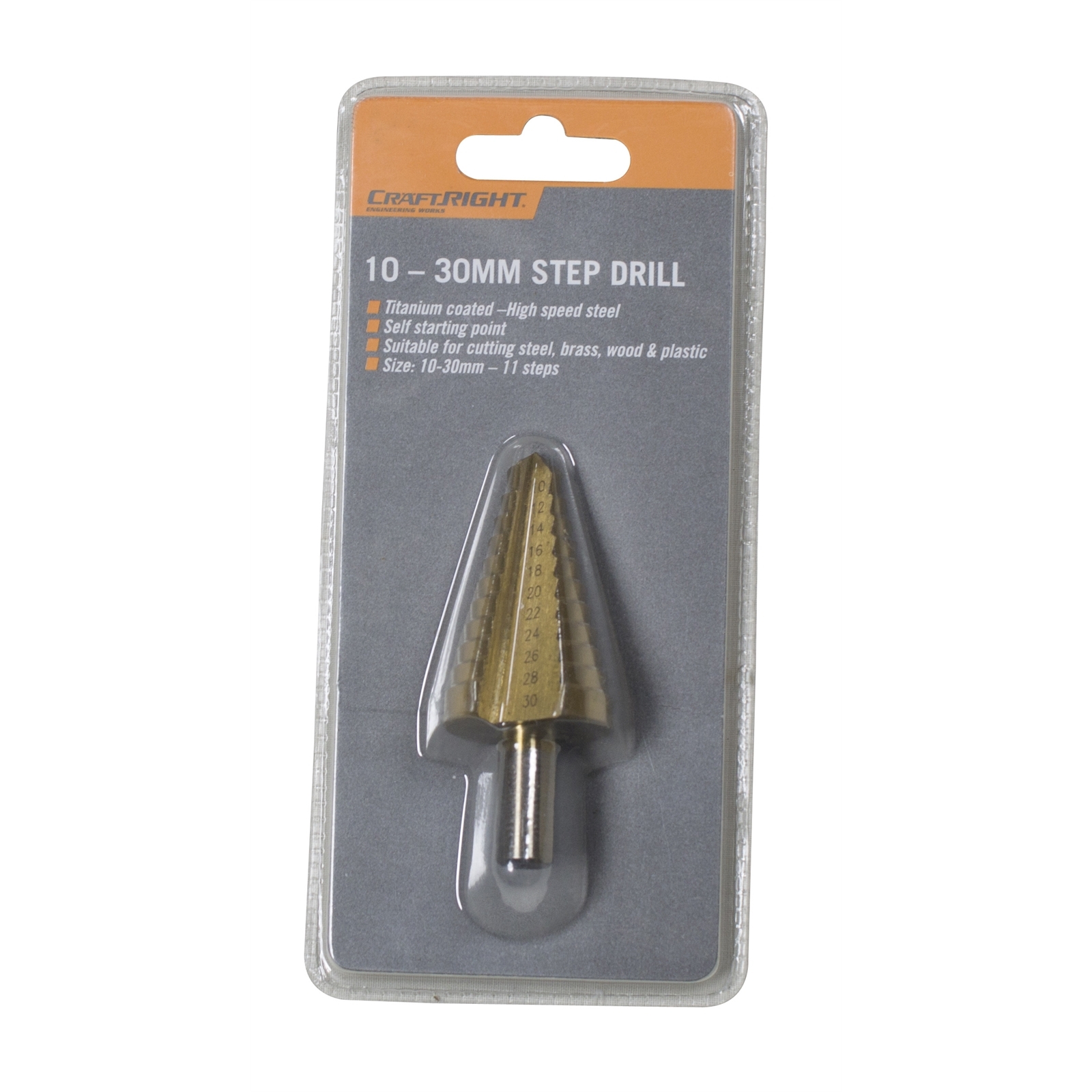 Craftright 10 30mm Step Drill Bunnings New Zealand