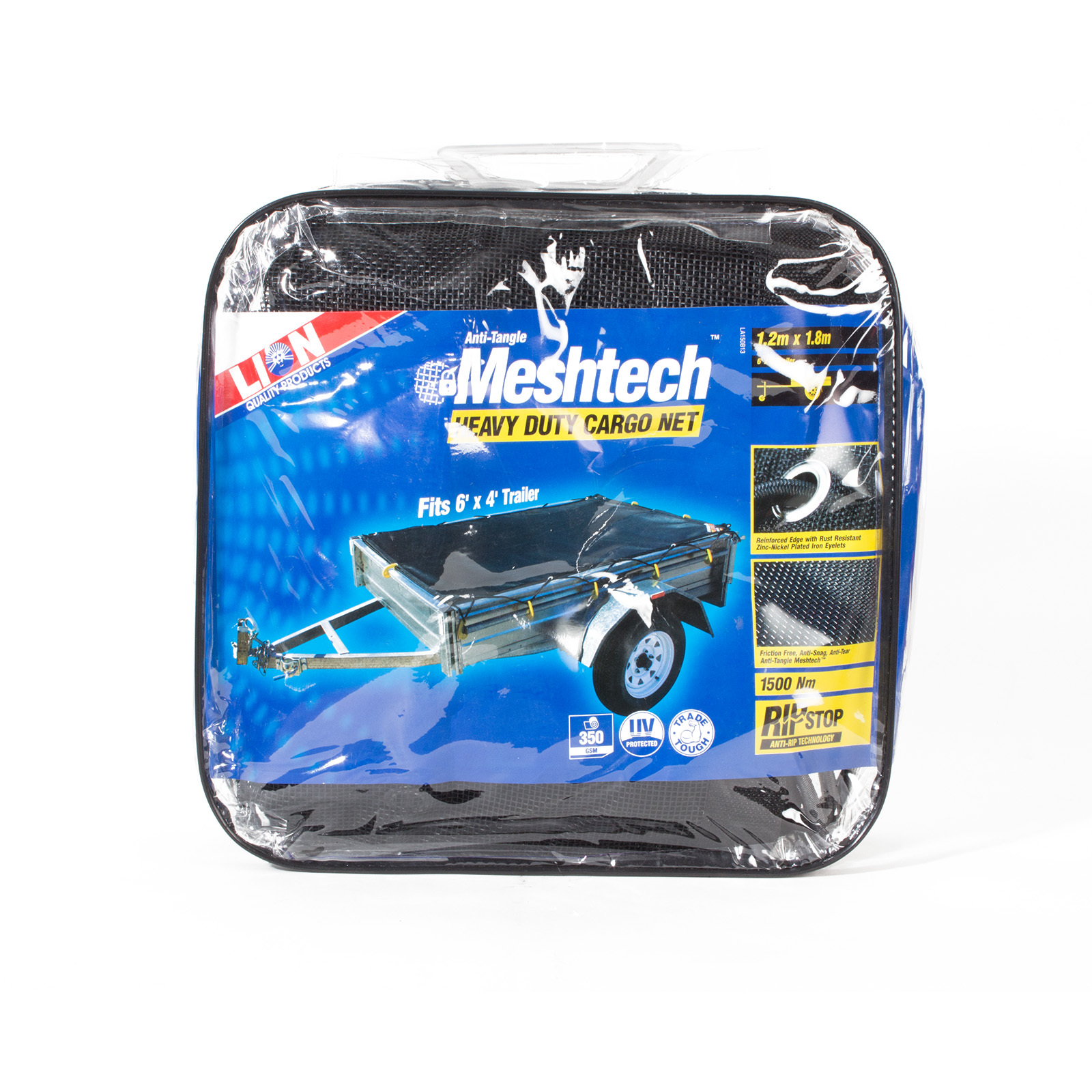 Lion Meshtech Cargo Net 1.8 x 1.2m (6' x 4' Trailer) Bunnings Australia