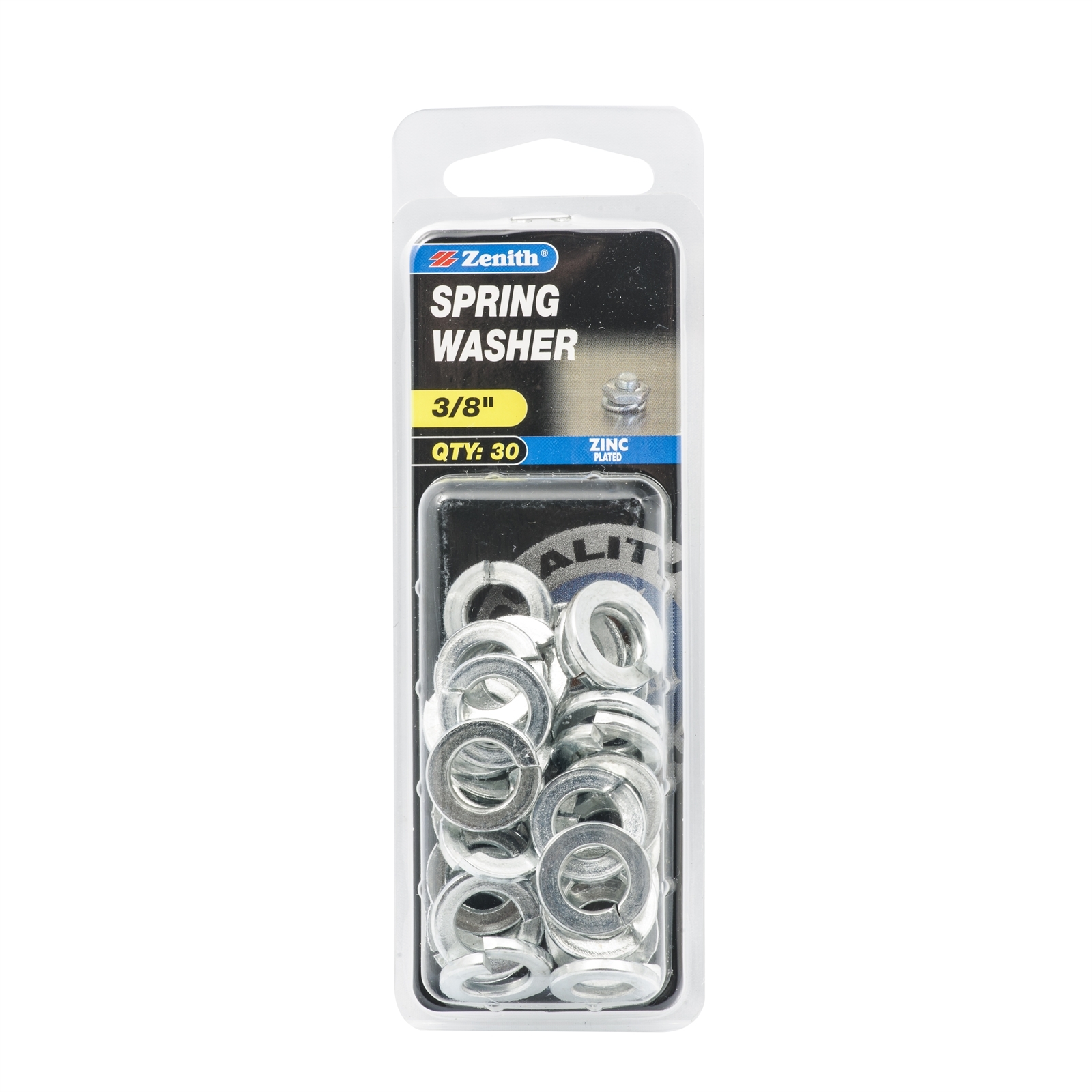Zenith 3/8" Zinc Plated Spring Washer 30 Pack Bunnings Australia
