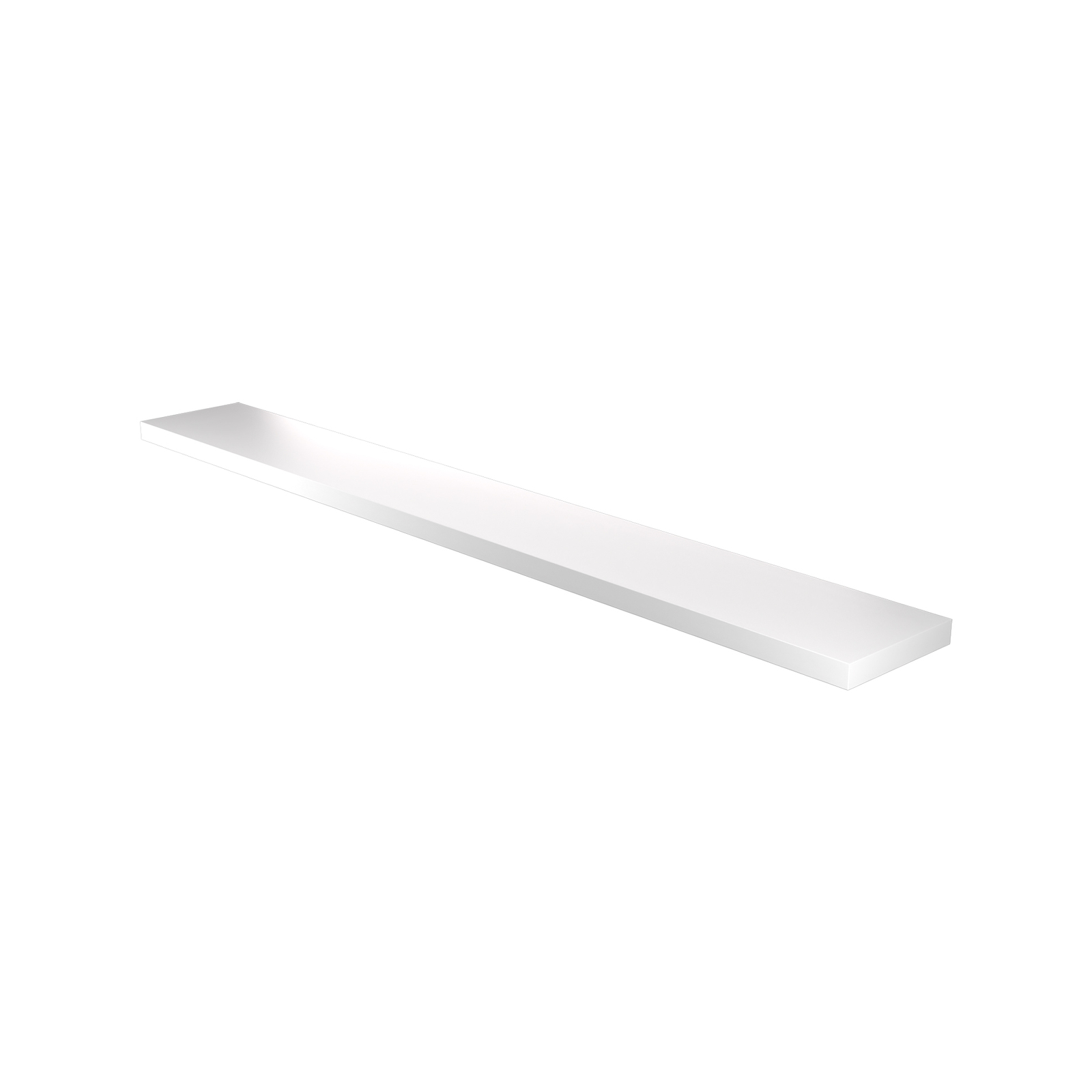 Flexi Storage Decorative Shelving 1800 x 38 x 240mm White Matte