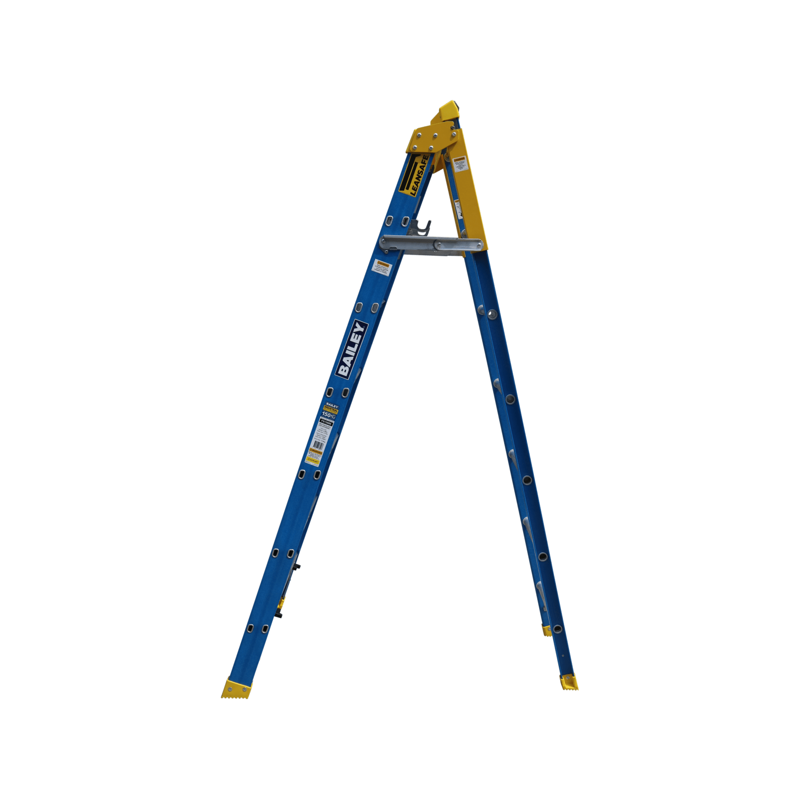 Bailey 2.1M/3.8M 150KG Fiberglass Extension Step Ladder Bunnings