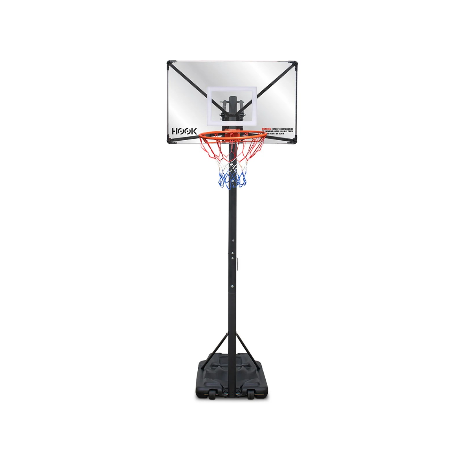 Hook 47" Screw Jack Infinity Edge Basketball System Bunnings Australia