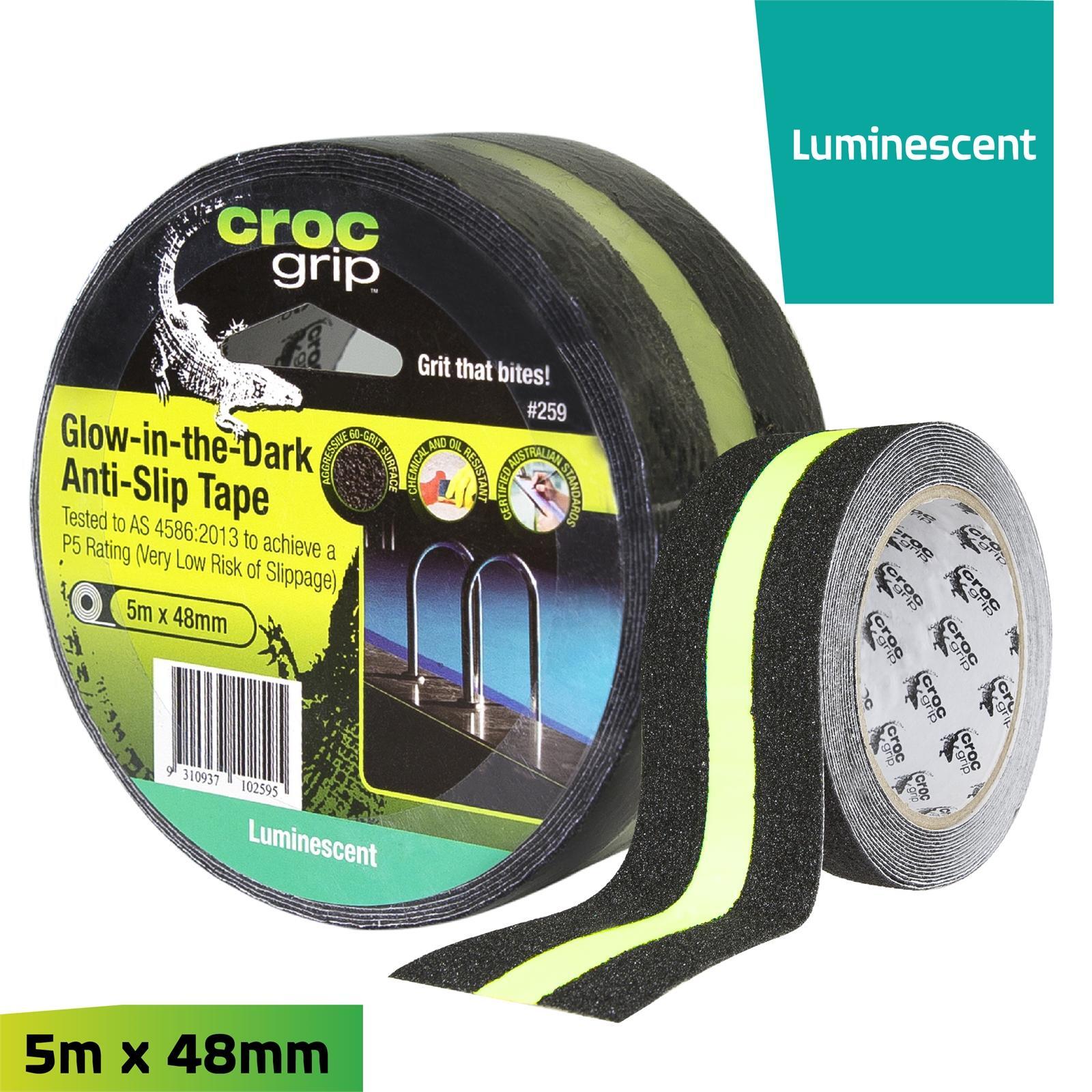 Croc Grip 48mm x 5m GlowInTheDark AntiSlip Tape Bunnings Australia