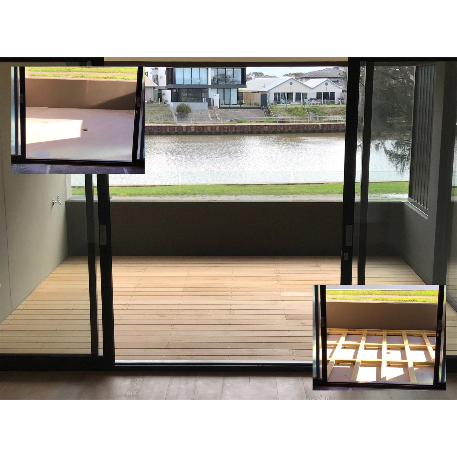 945 x 945mm Modular Decking 70 x 45mm Custom Base Frame Bunnings