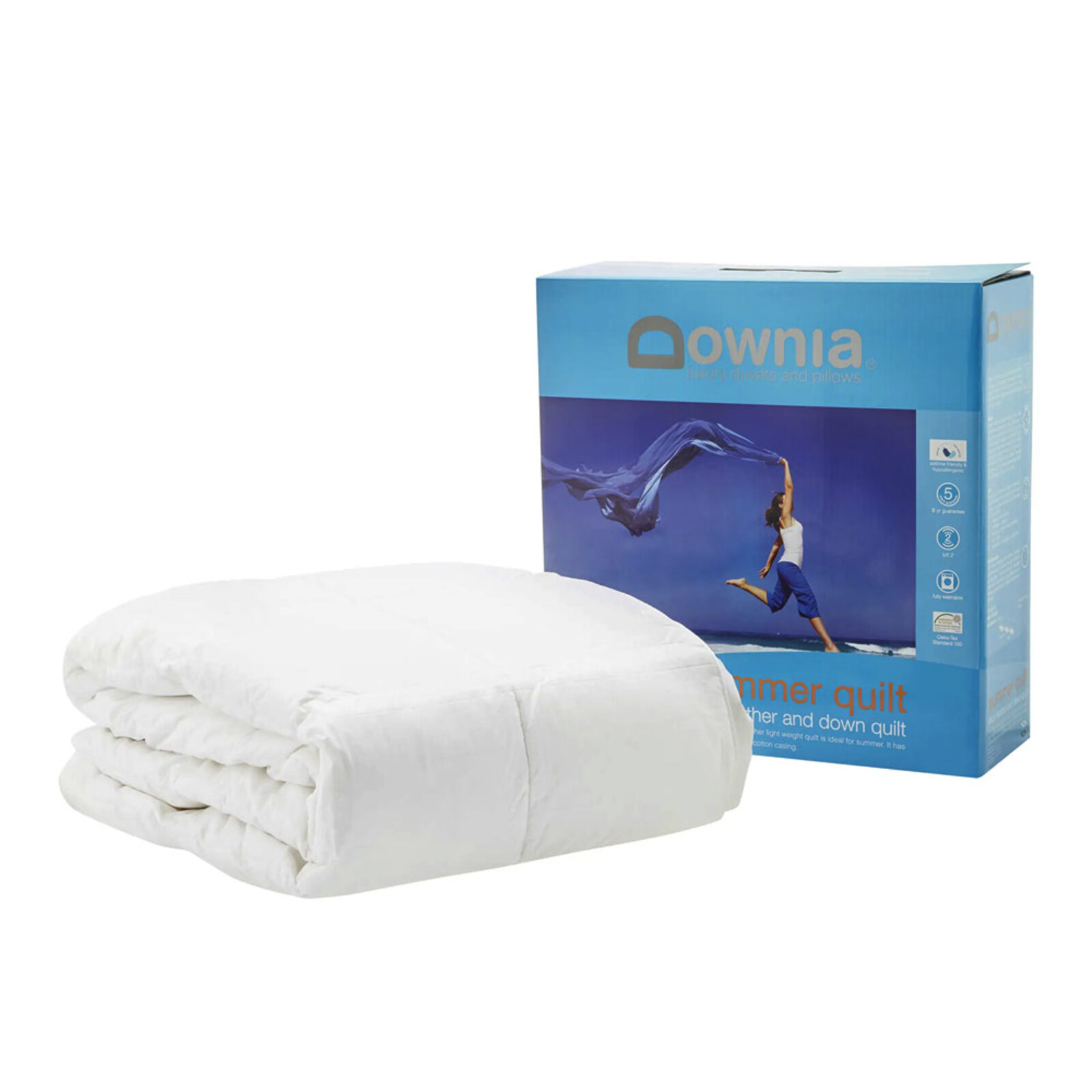 Downia Summer Lightweight Duck Feather and Down Quilt Bunnings Australia