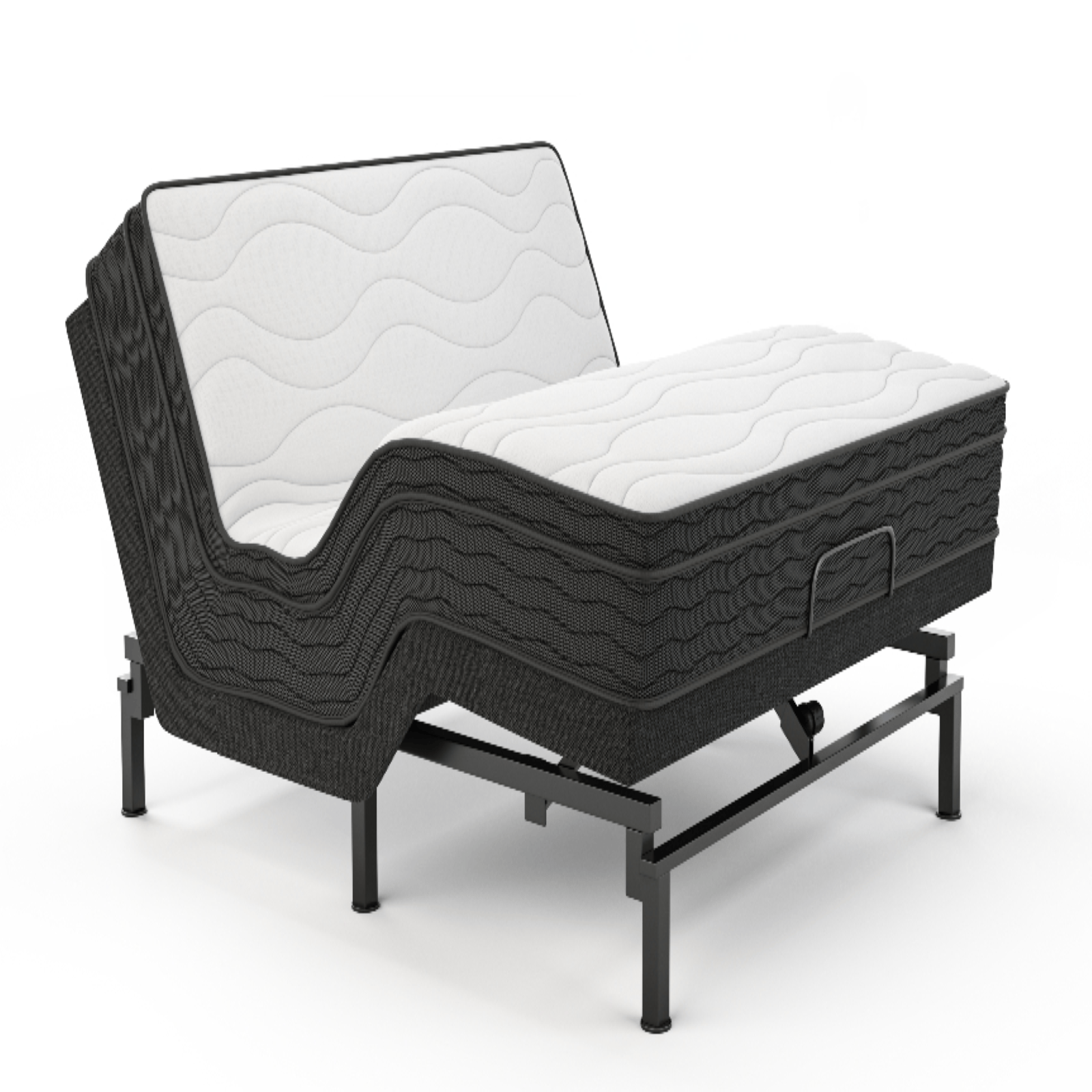 Rio Adjustable Bed with Metal Frame and Electric Motion Long Single