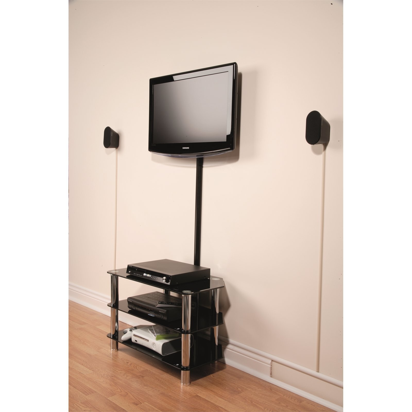 DLine 50 x 25mm 1m TV Wall Drop Adhesive Cable Management Cover