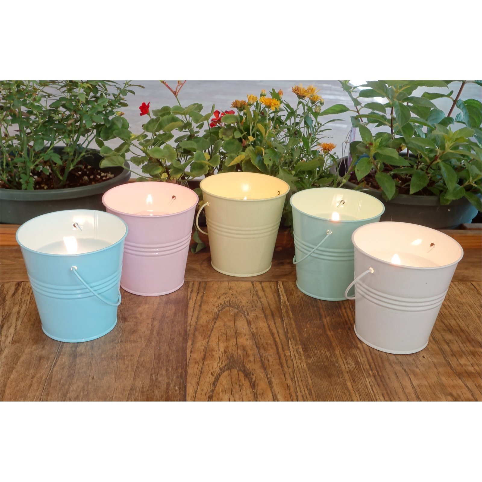 Sommersault Decorative Citronella Candle Pink Bunnings Australia