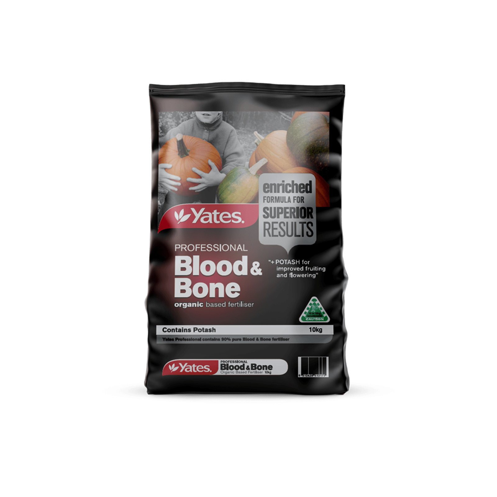 Yates 10kg Professional Blood And Bone Plus Potash Plant Fertiliser